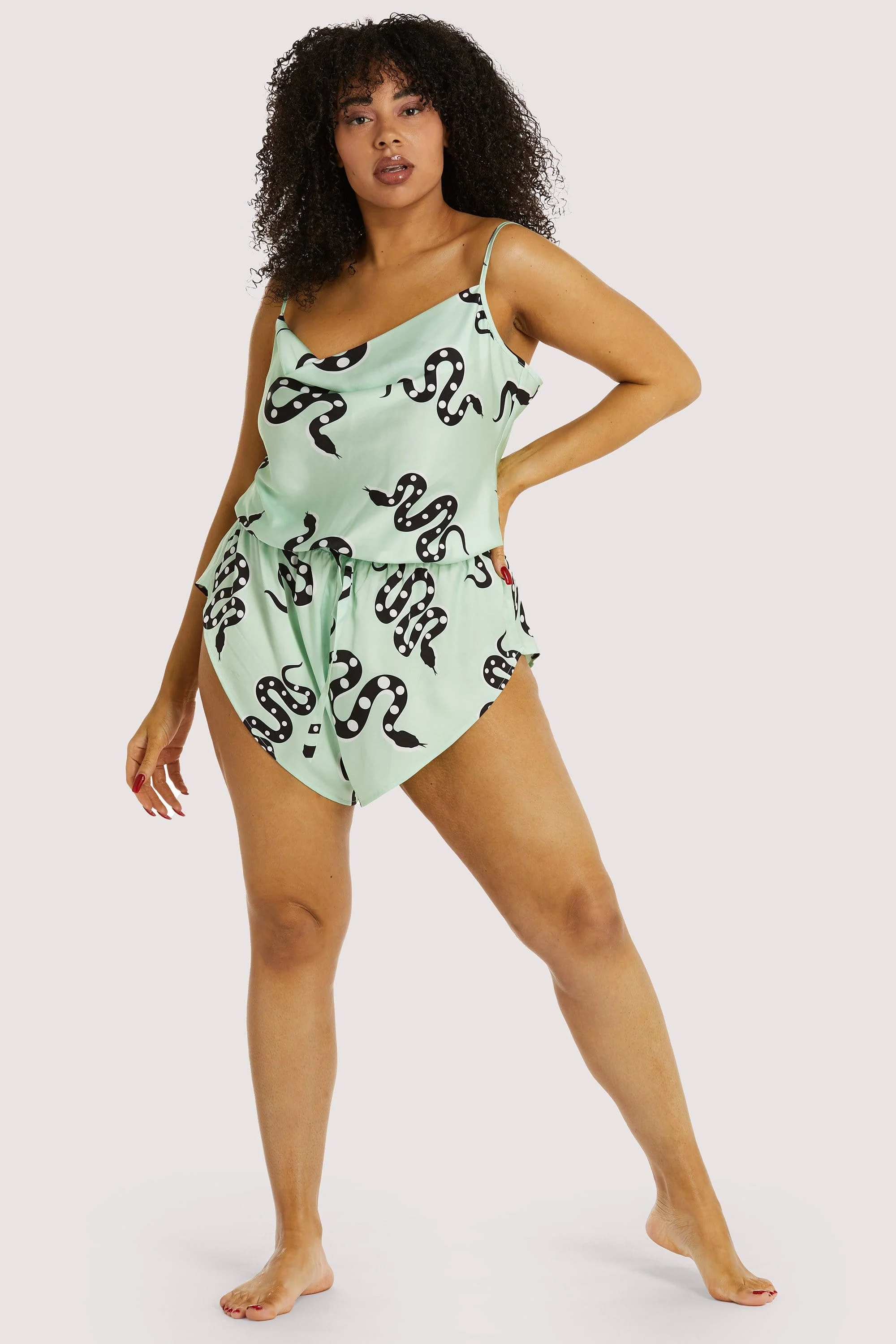 Green Moon Snake Playsuit - Image 5