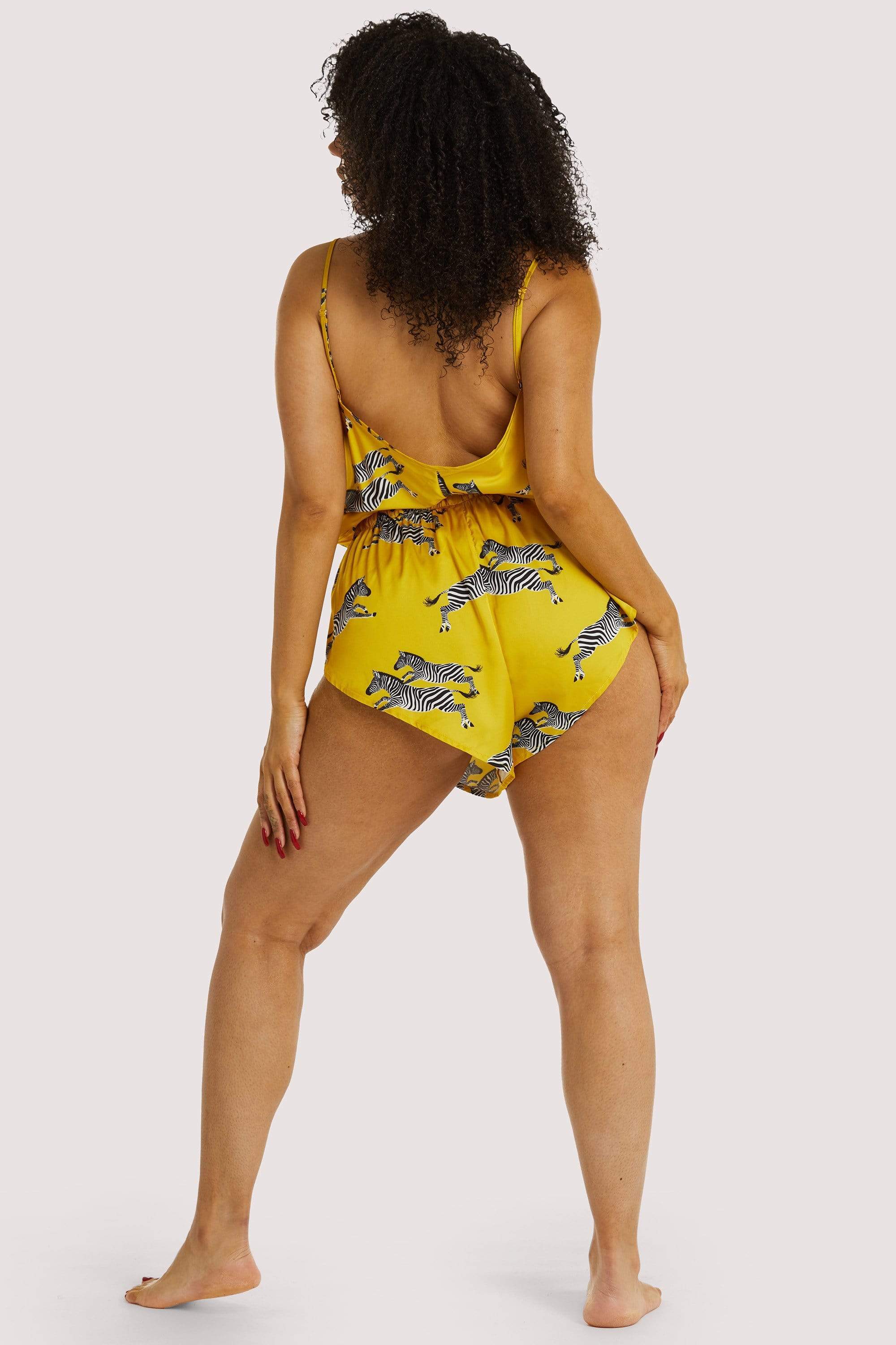 Mustard Zebra Playsuit - Image 6