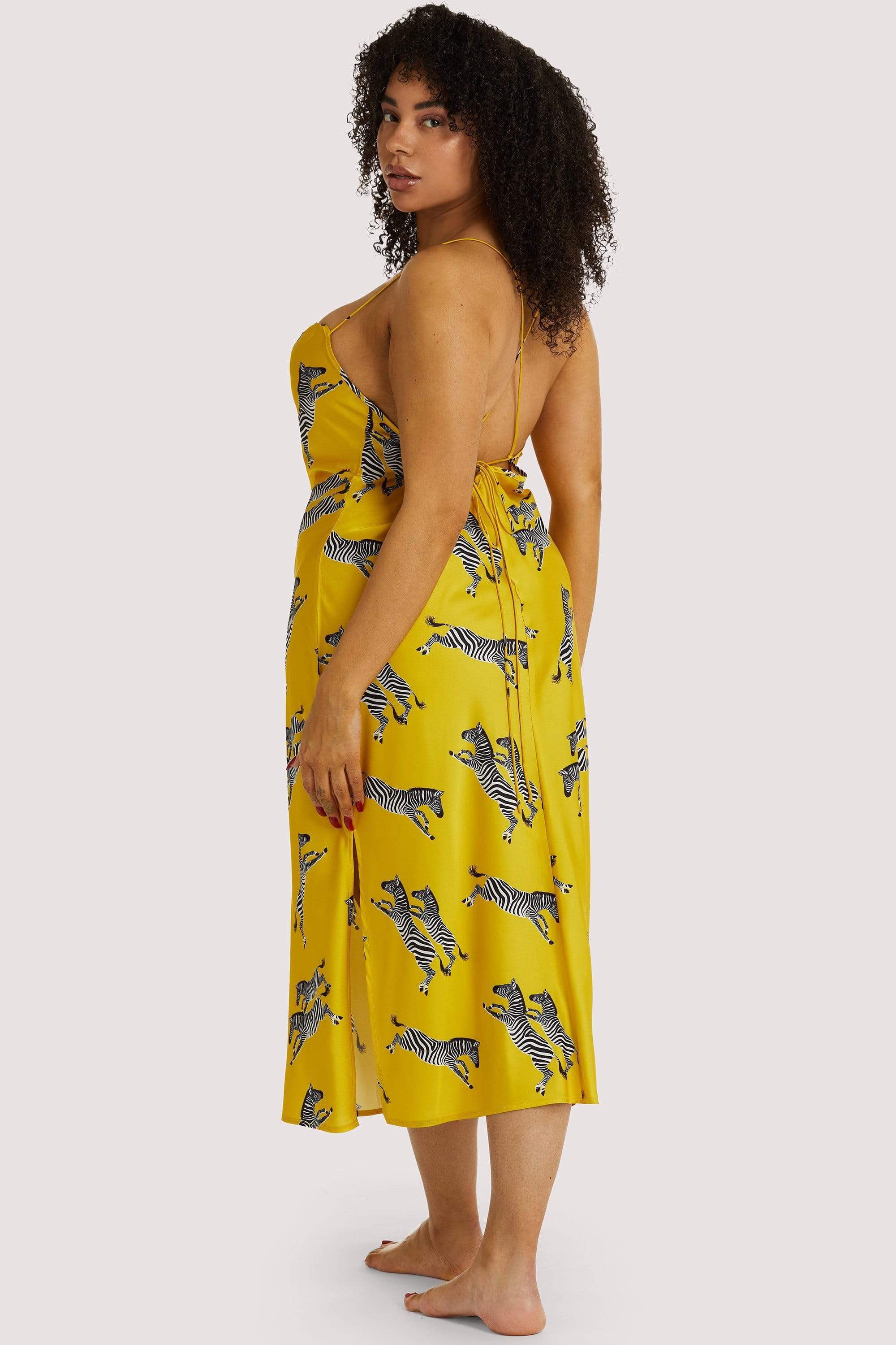 Mustard Zebra Dress - Image 6