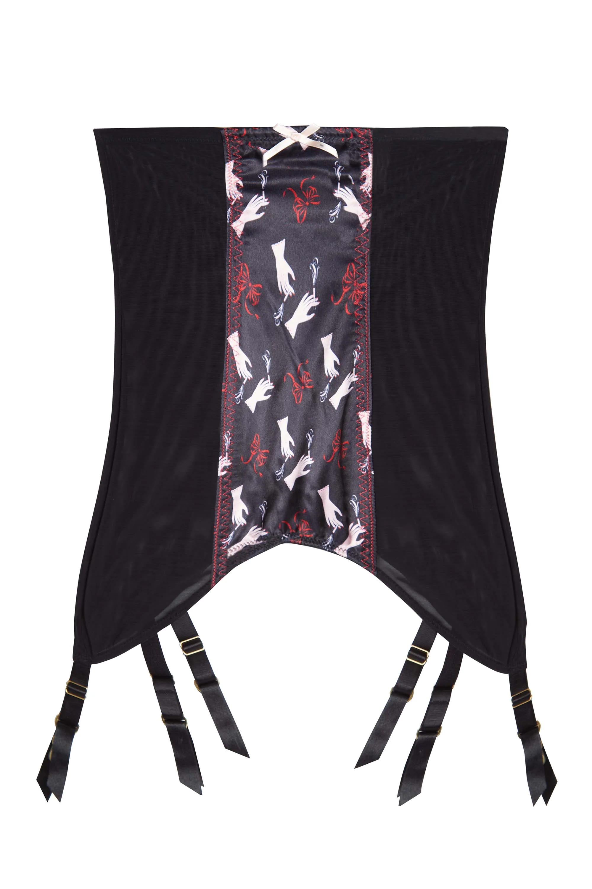 Bettie Page Blaze Smoking Printed Girdle - Image 7