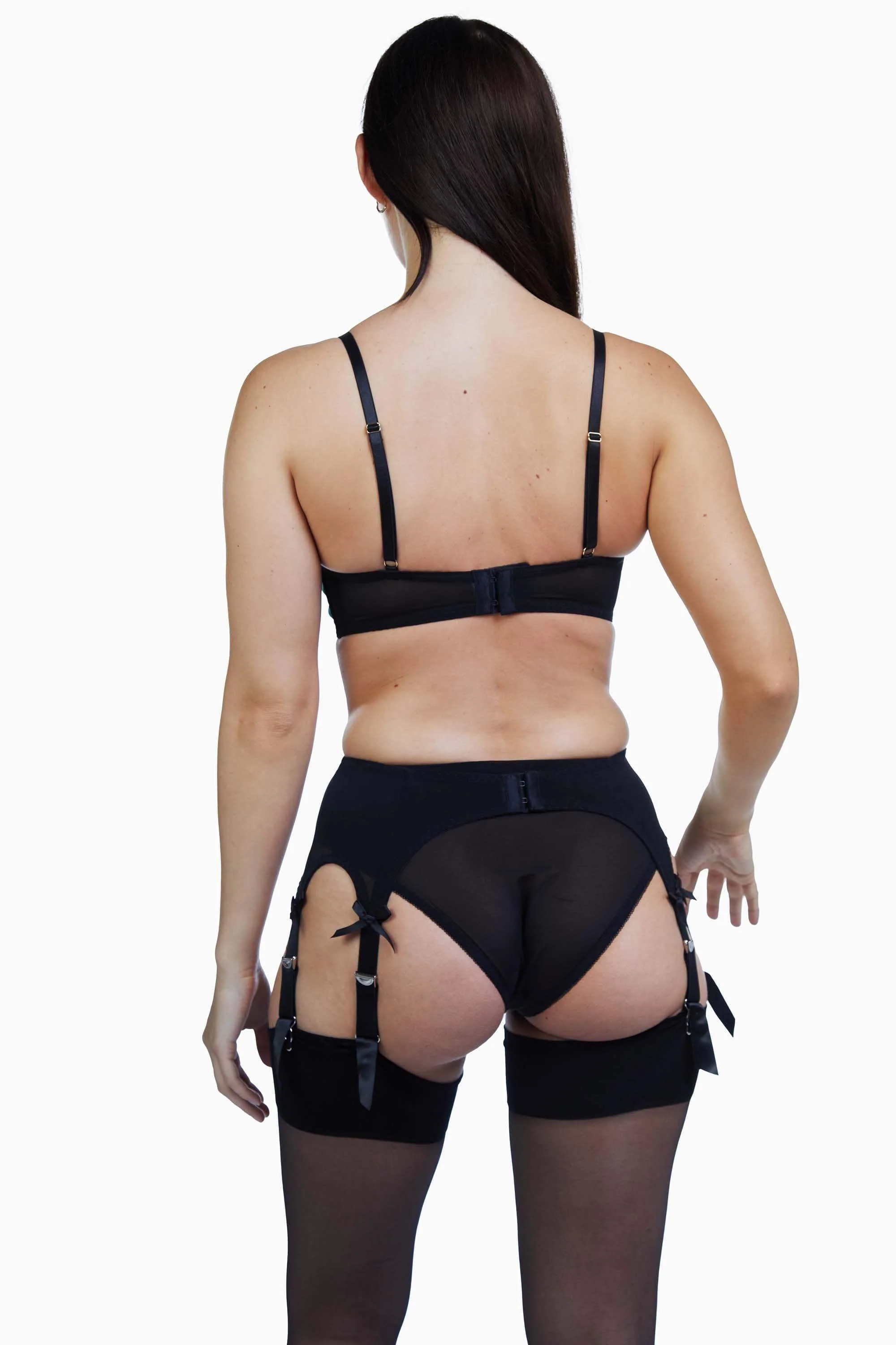 Lilac Classic 6 Strap Suspender Belt - Image 5