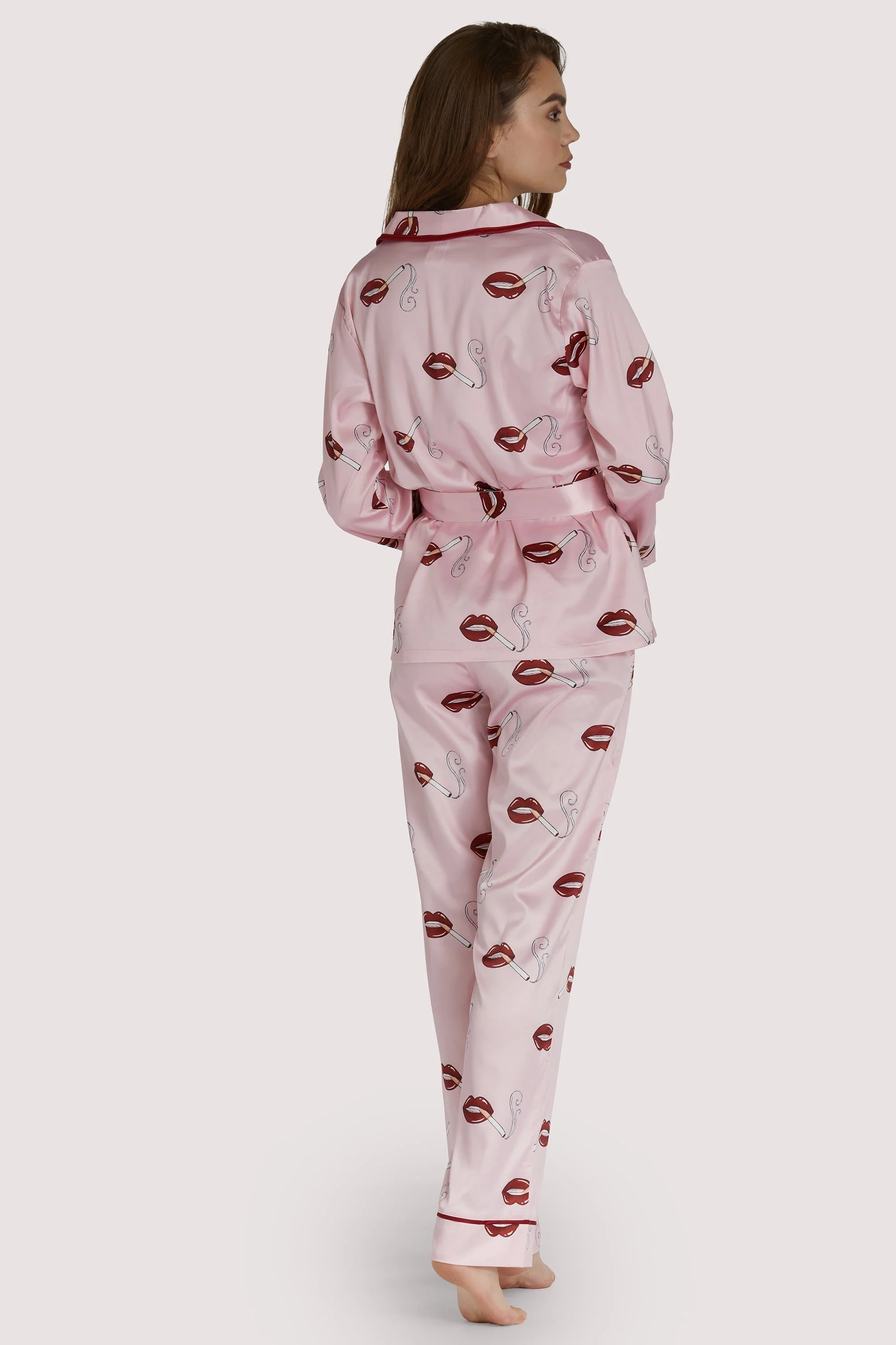 Lip Printed PJ Set - Image 4