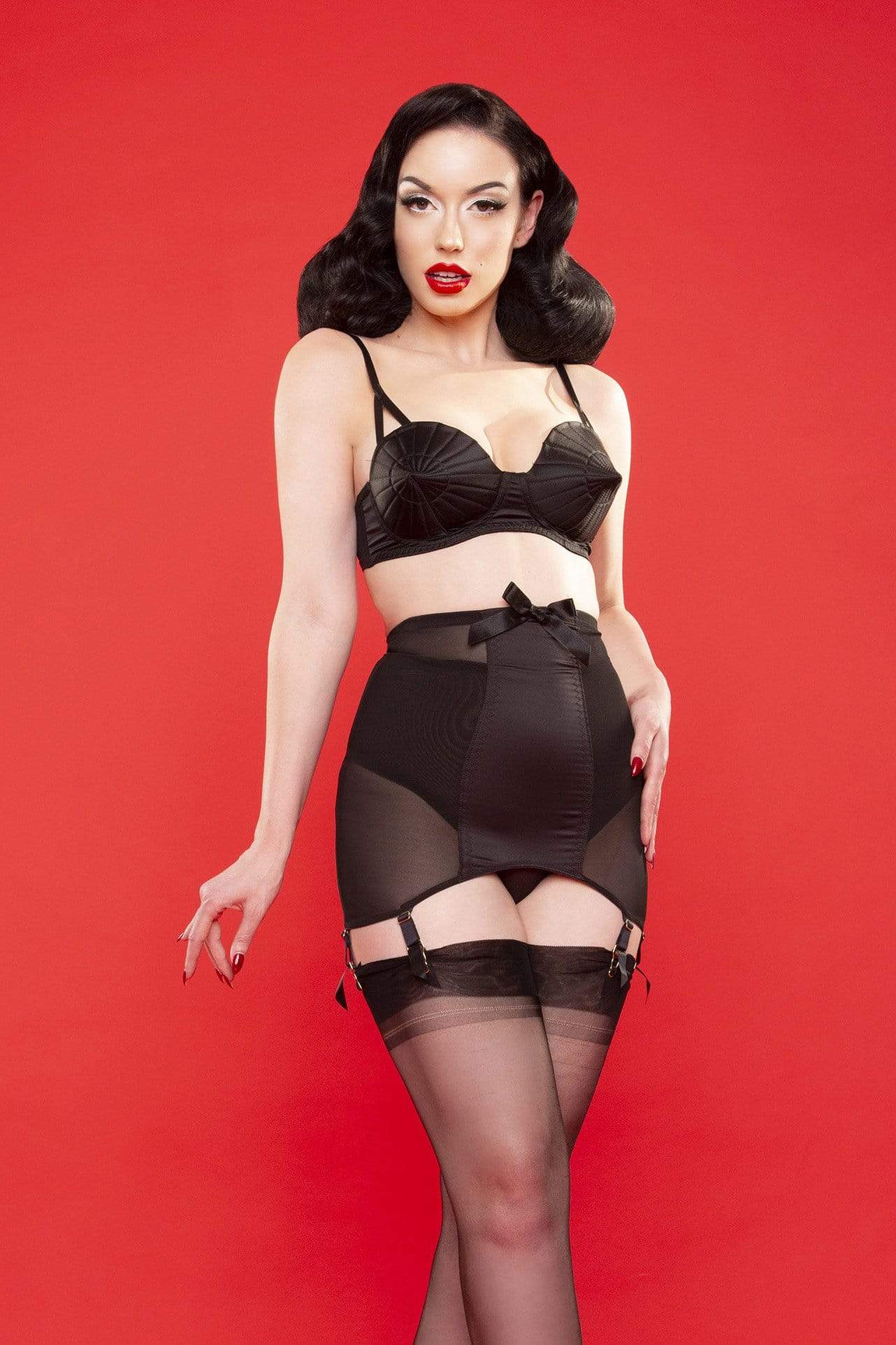 Bettie Page Satin Girdle - Image 3