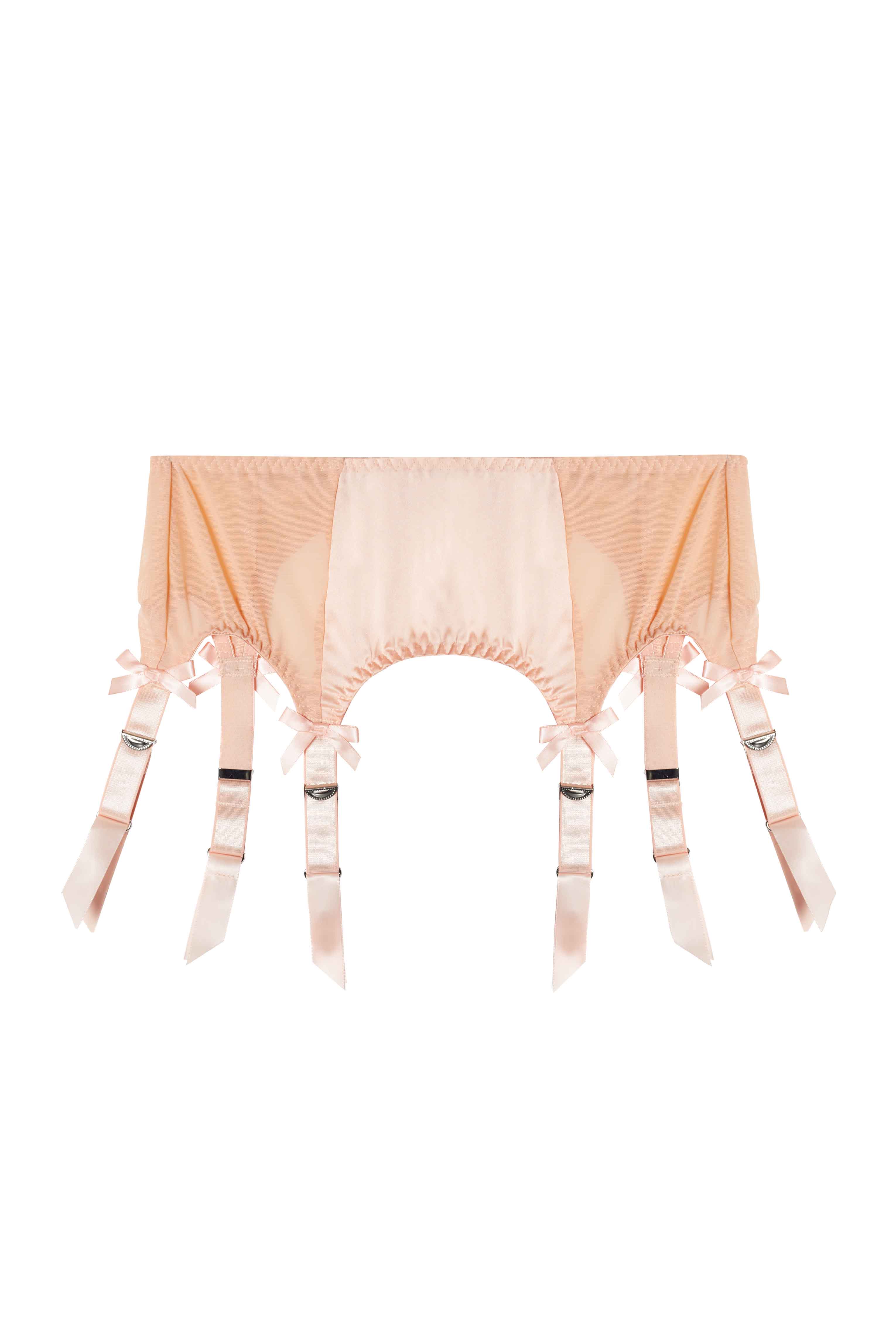 Peach Classic Suspender Belt - Image 5