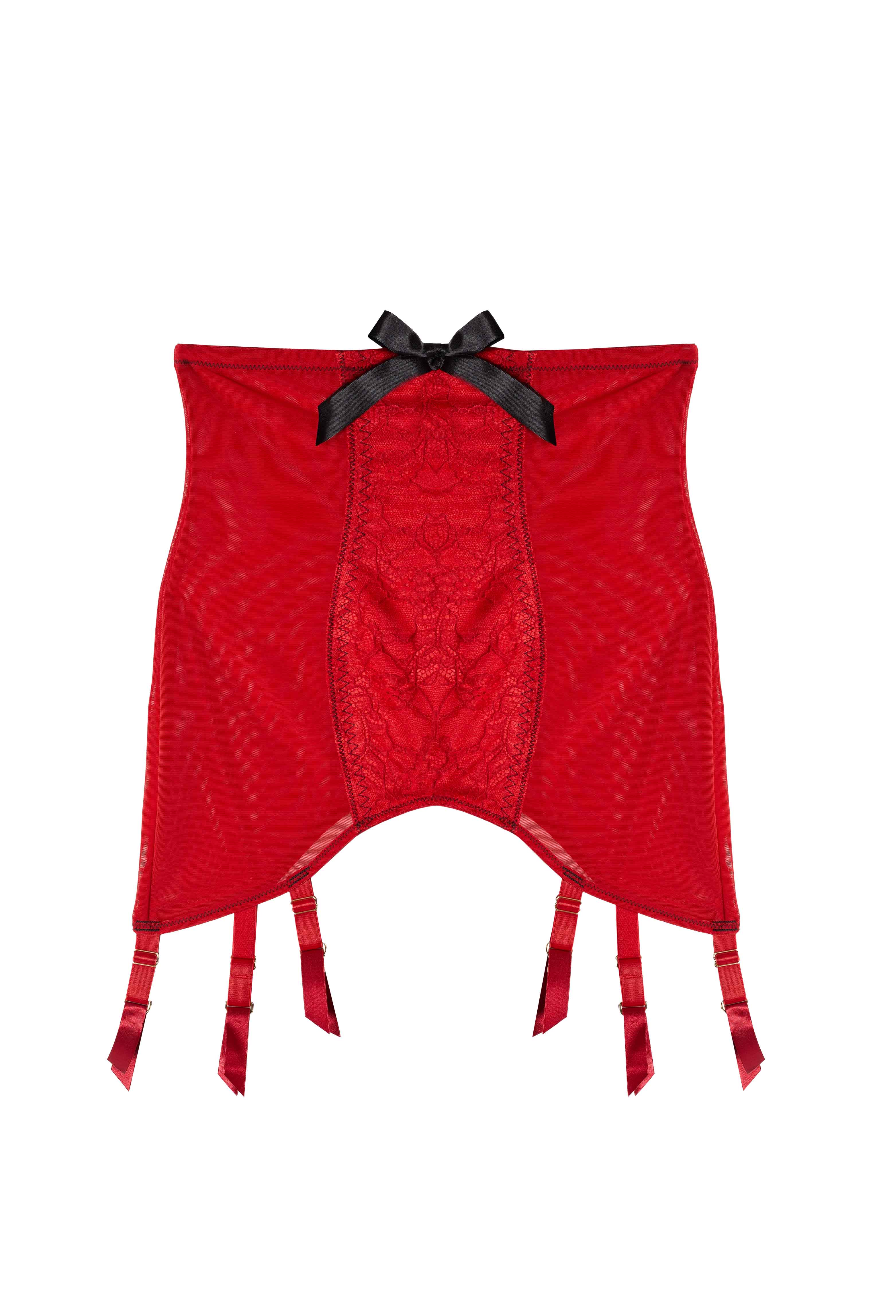 Red Elsie Lace Girdle - Image 7