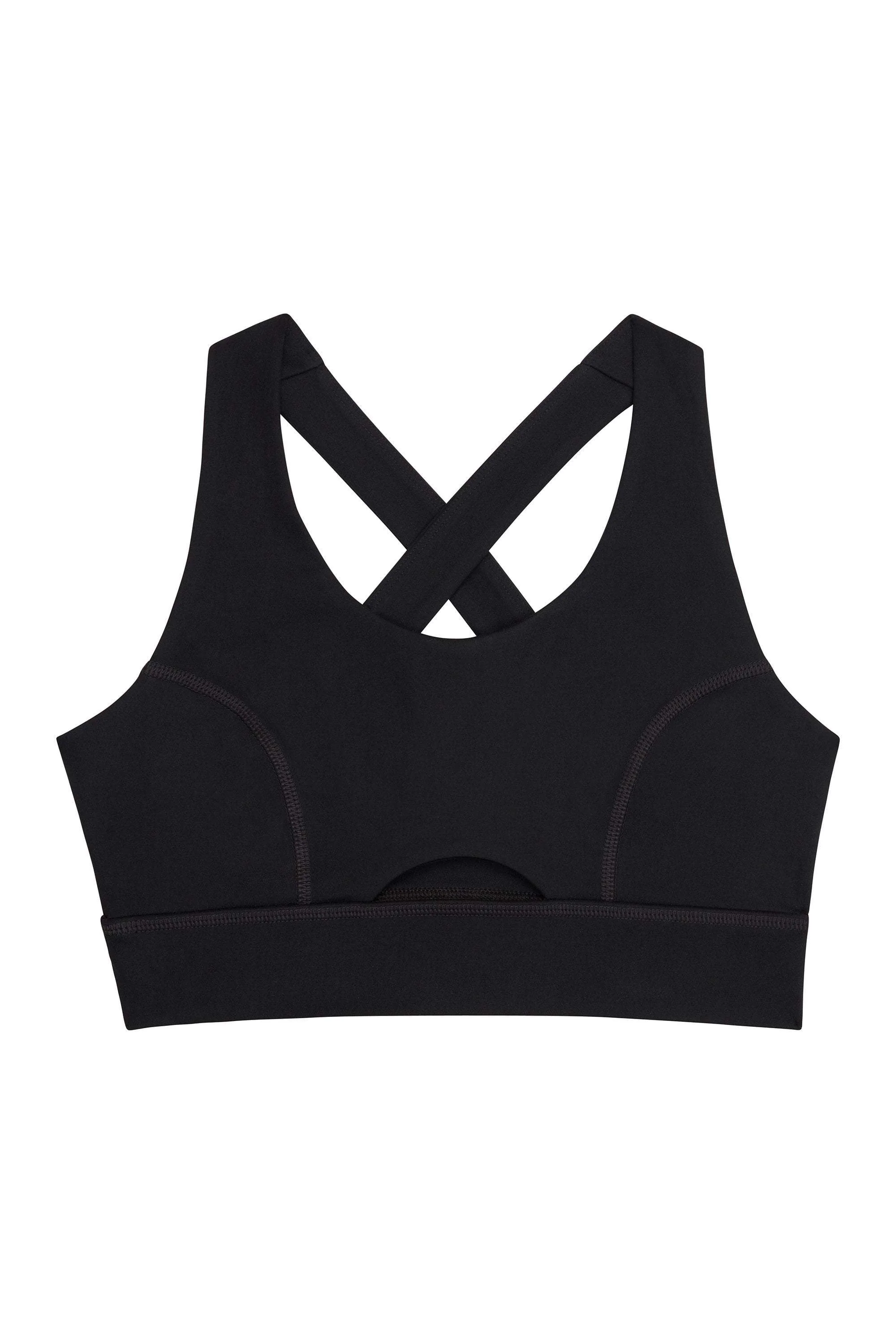 Wolf & Whistle Cross Back Bra Black - Image 4