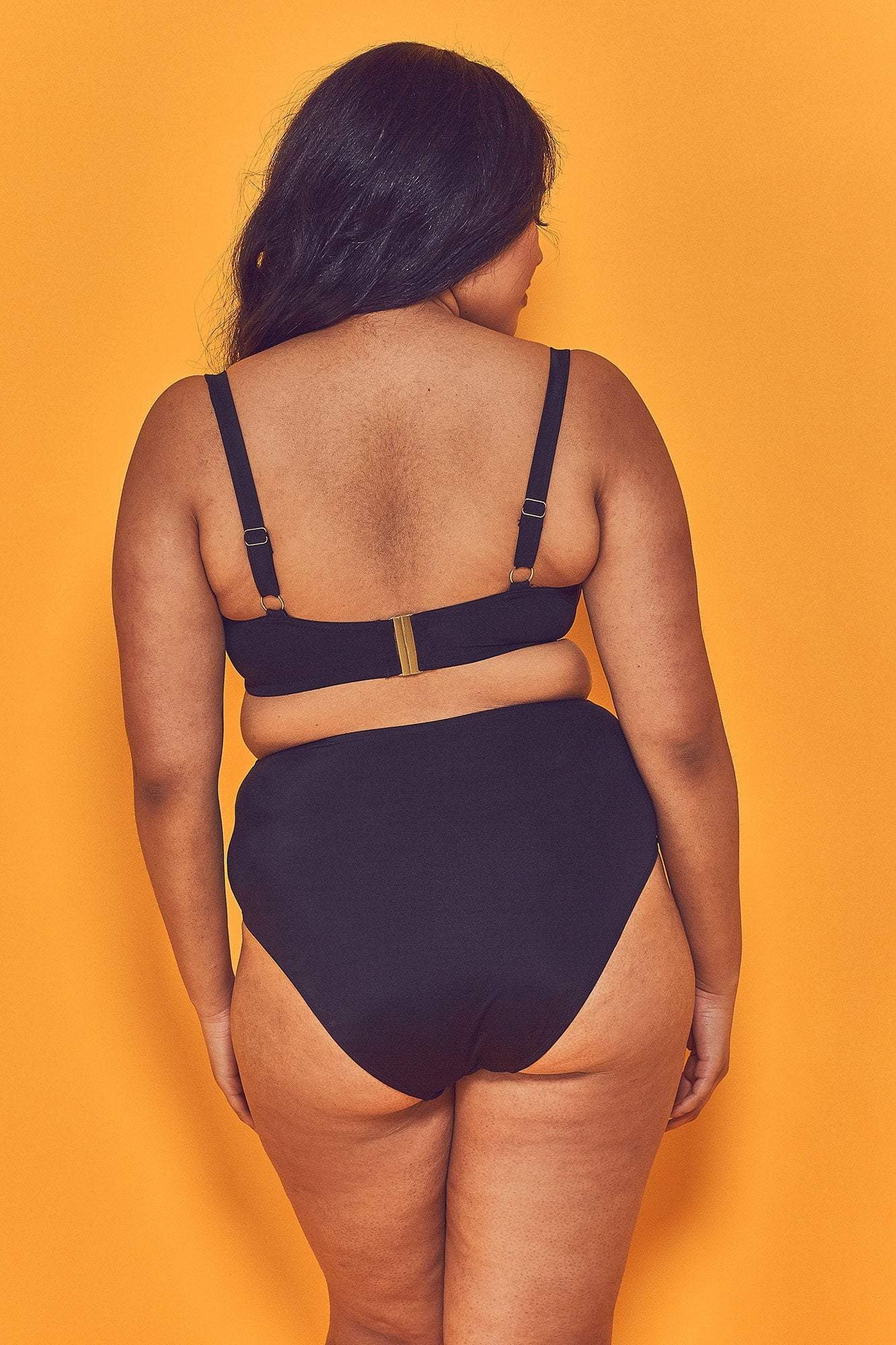 Cyra Fishnet Panel Bikini Brief Curve - Image 2