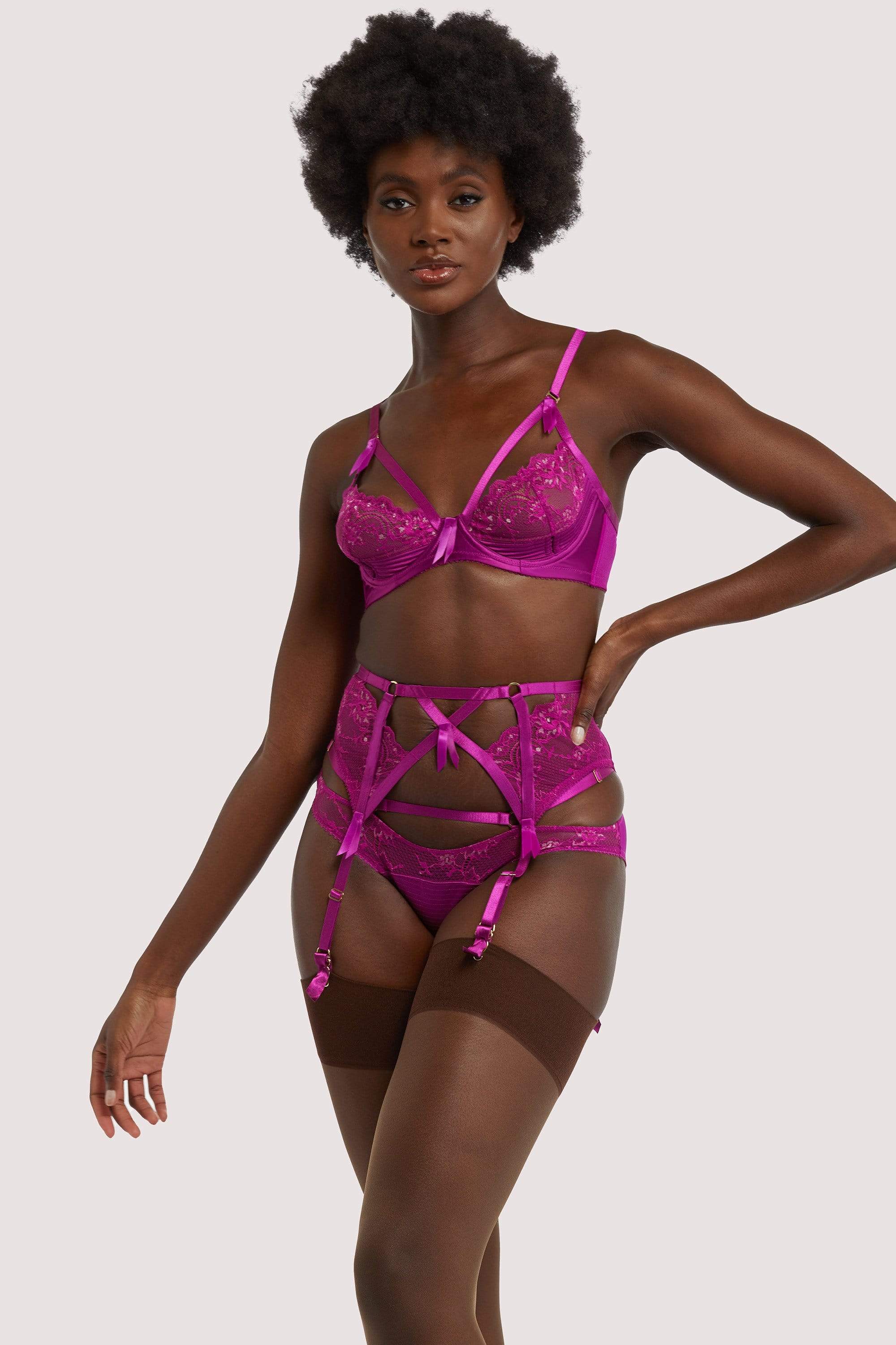 Magenta Madame X Suspender - Image 3