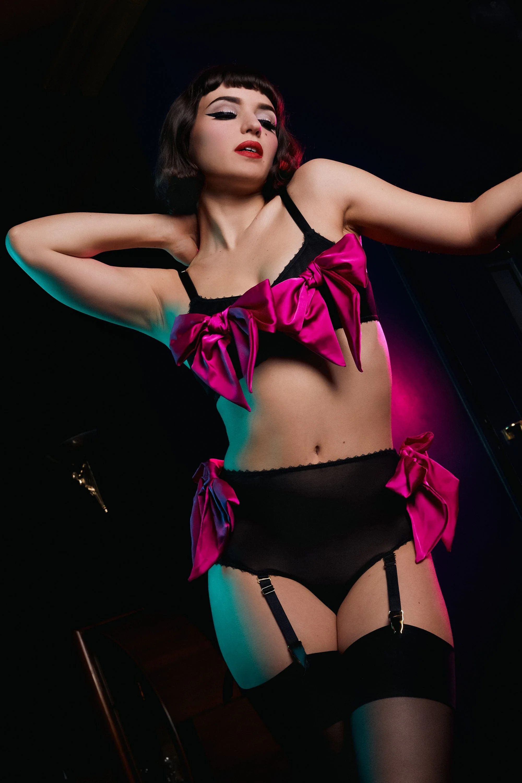 Dahlia Birthday Bow Wireless Bra - Image 5