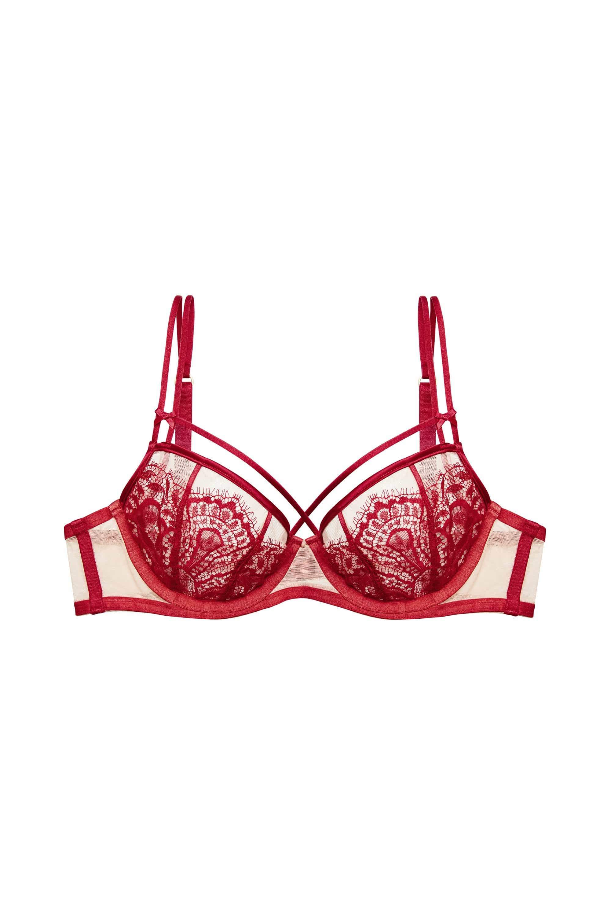 Maestra Red Non Pad Underwire Bra - Image 7