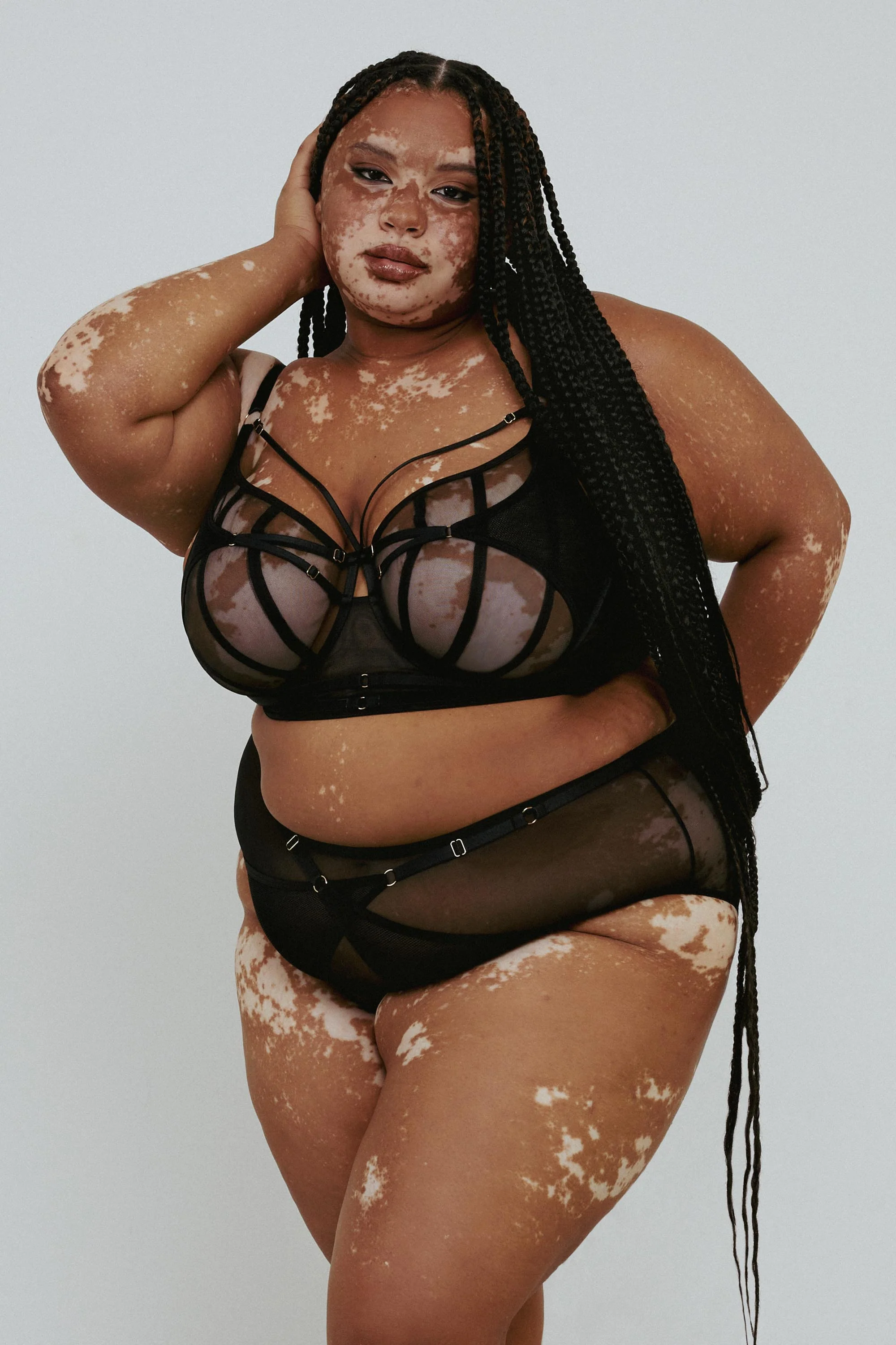 Eddie Black Crossover Wrap Bra - Image 9