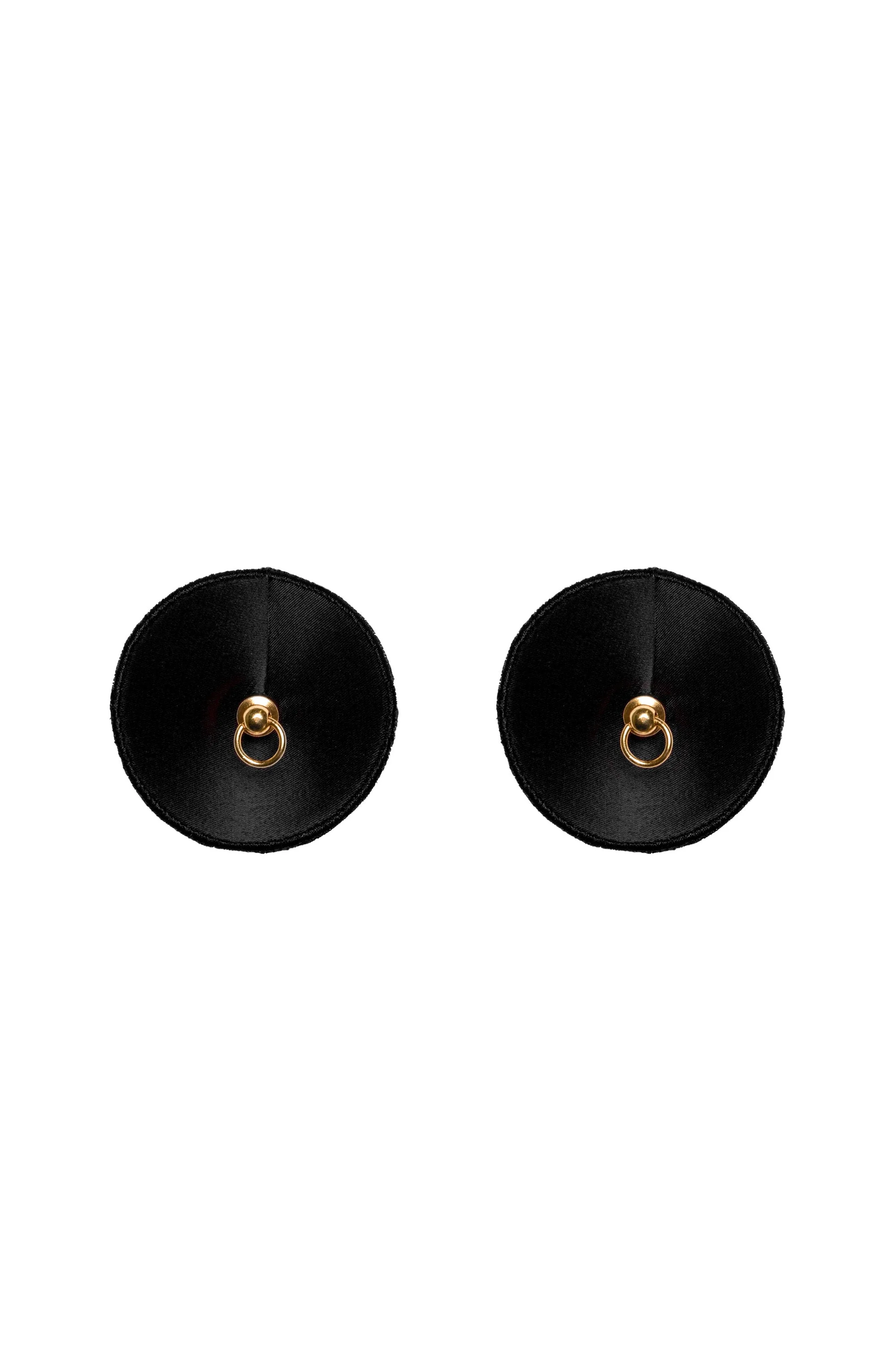 Etta Black Ring Nipple Pasties - Image 3