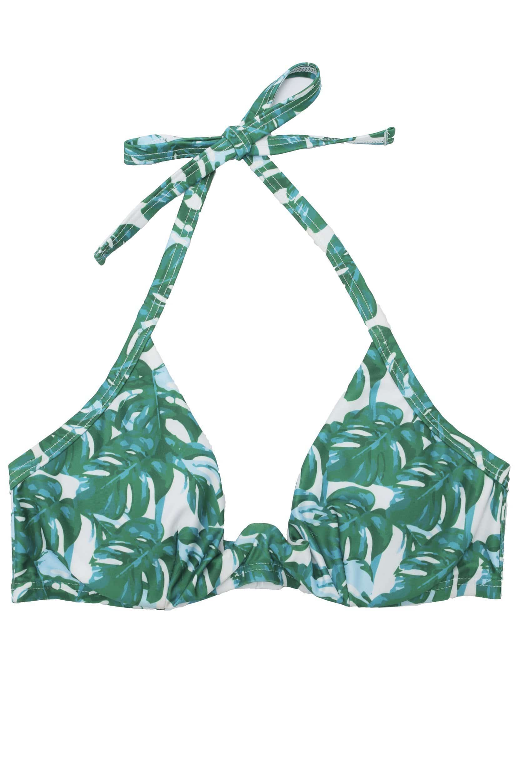 Loha Green Palm underwired Bikini Top - Image 7