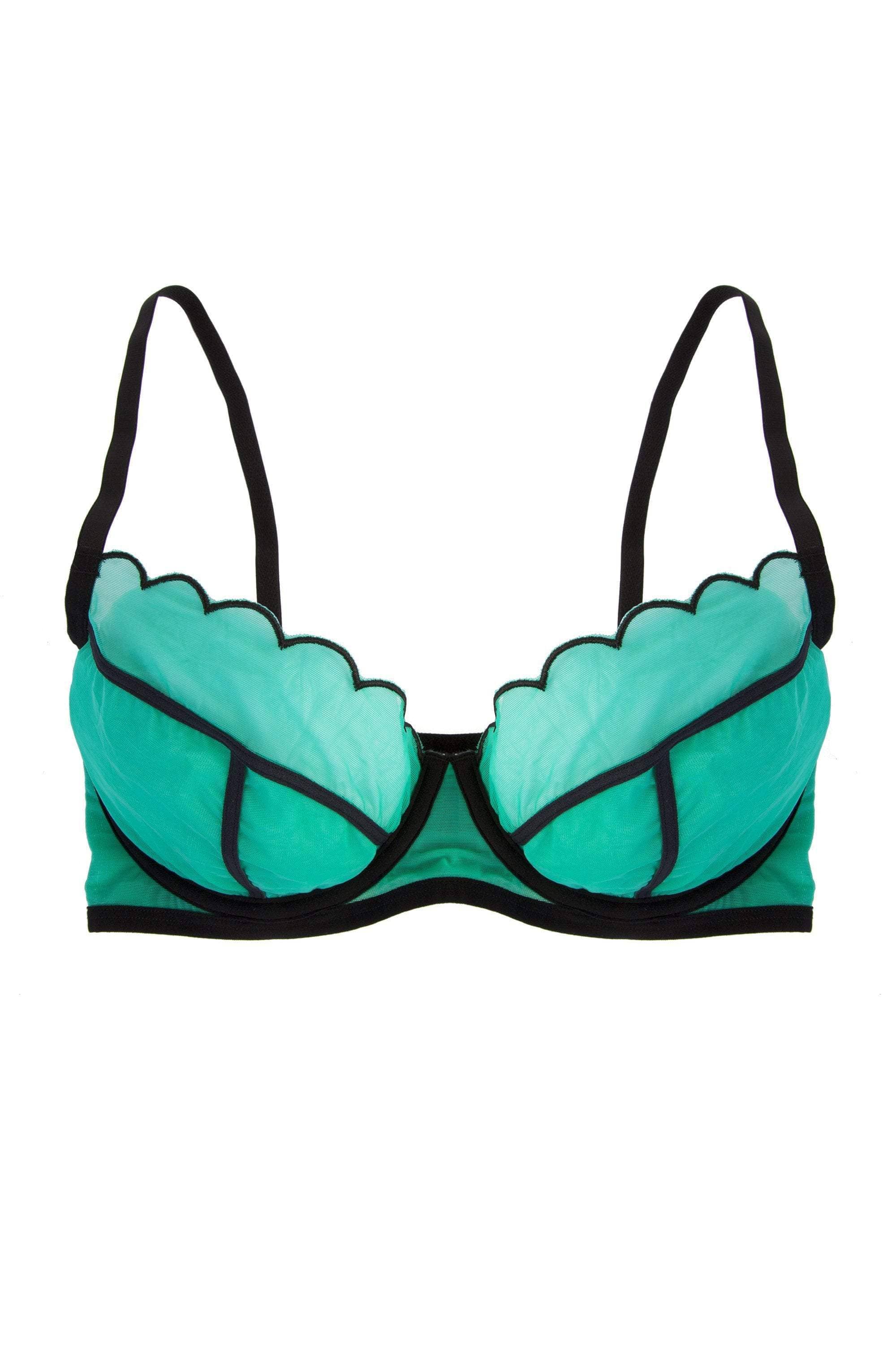 Kendra Emerald Scalloped DD-F Bra - Image 3