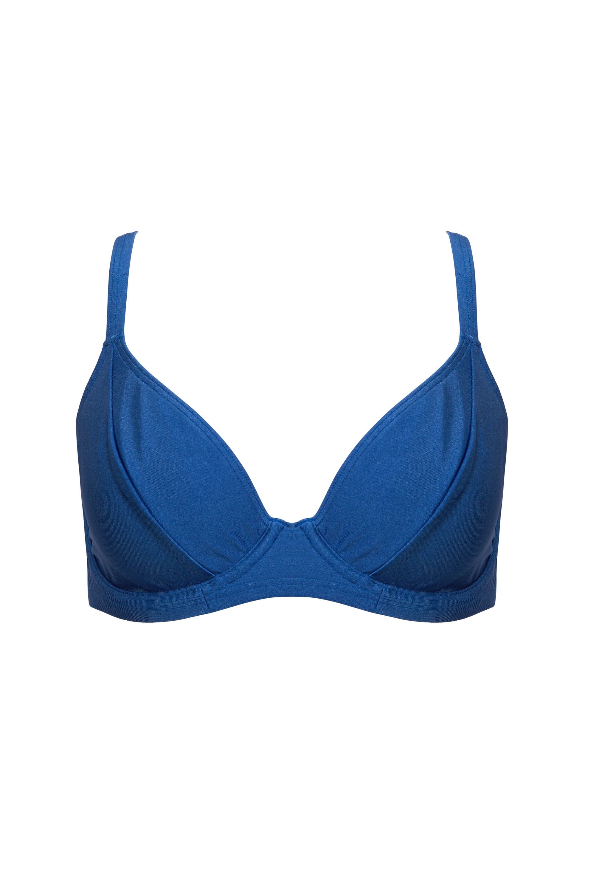 Sadie Fuller Bust Cornflower Blue Underwired Plunge Bikini Top - Image 8