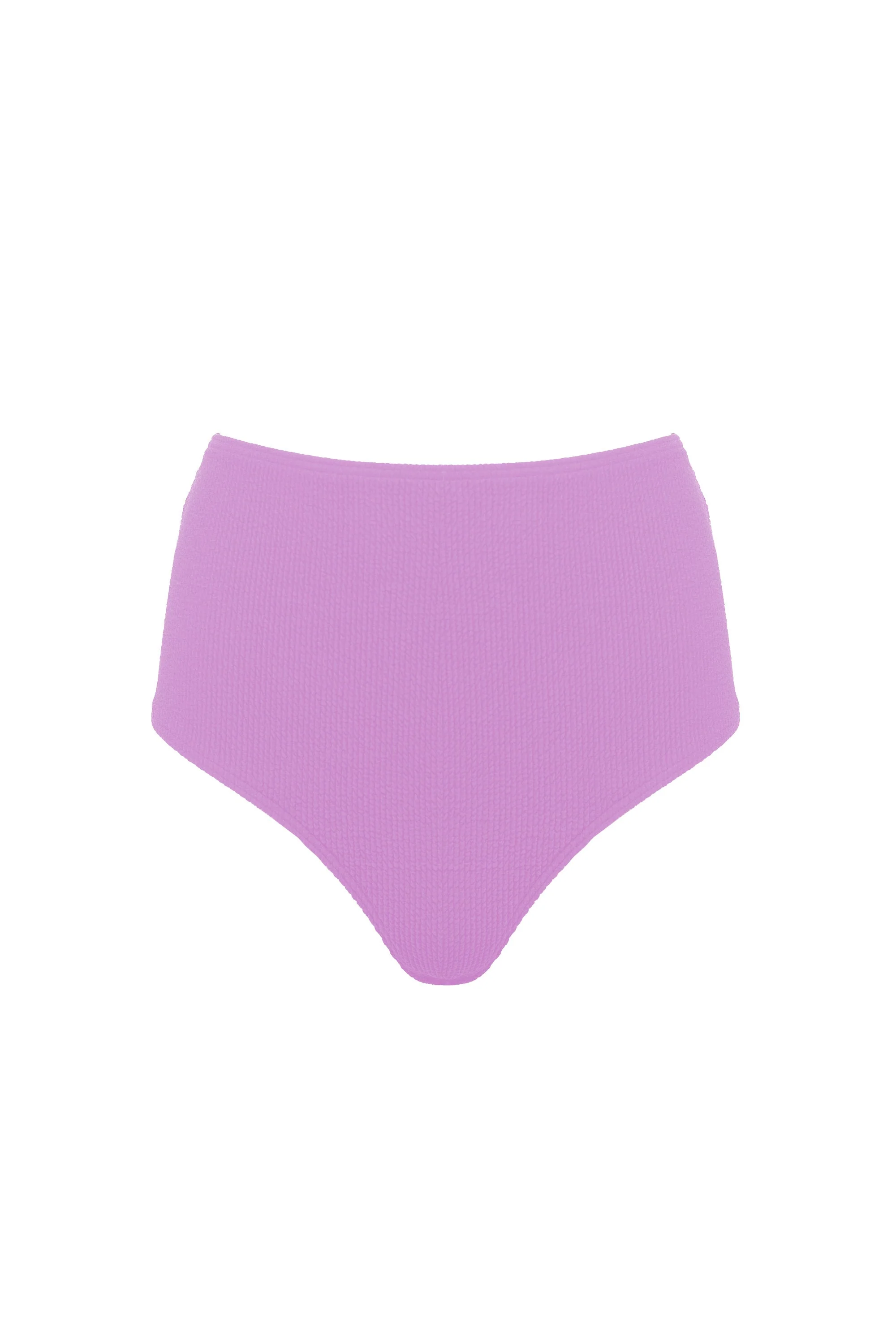 Mila Lilac Scrunch High-Waisted Bikini Bottom - Image 5