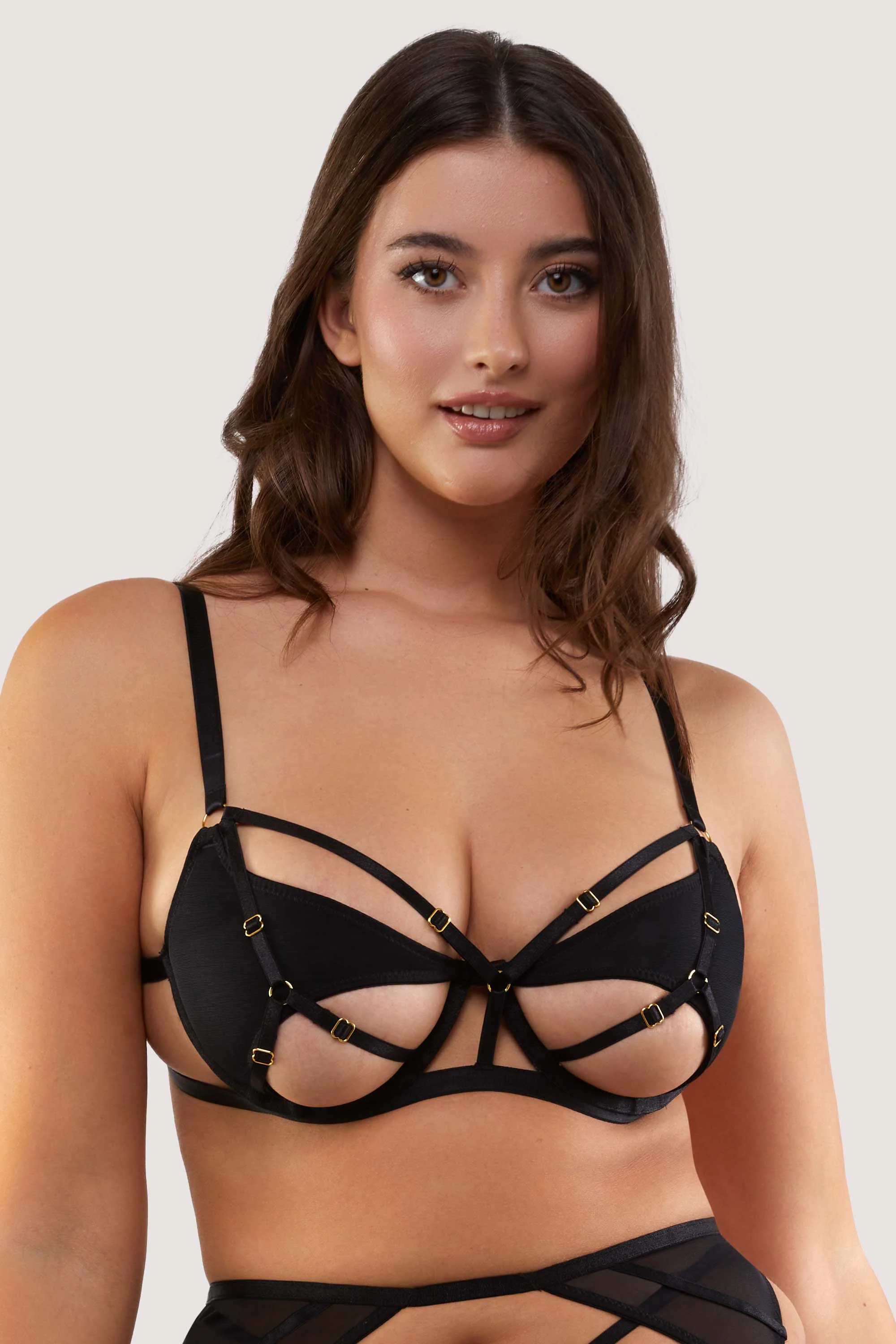 Penny Black Multi Strap Cut Out Mesh Set - Image 5