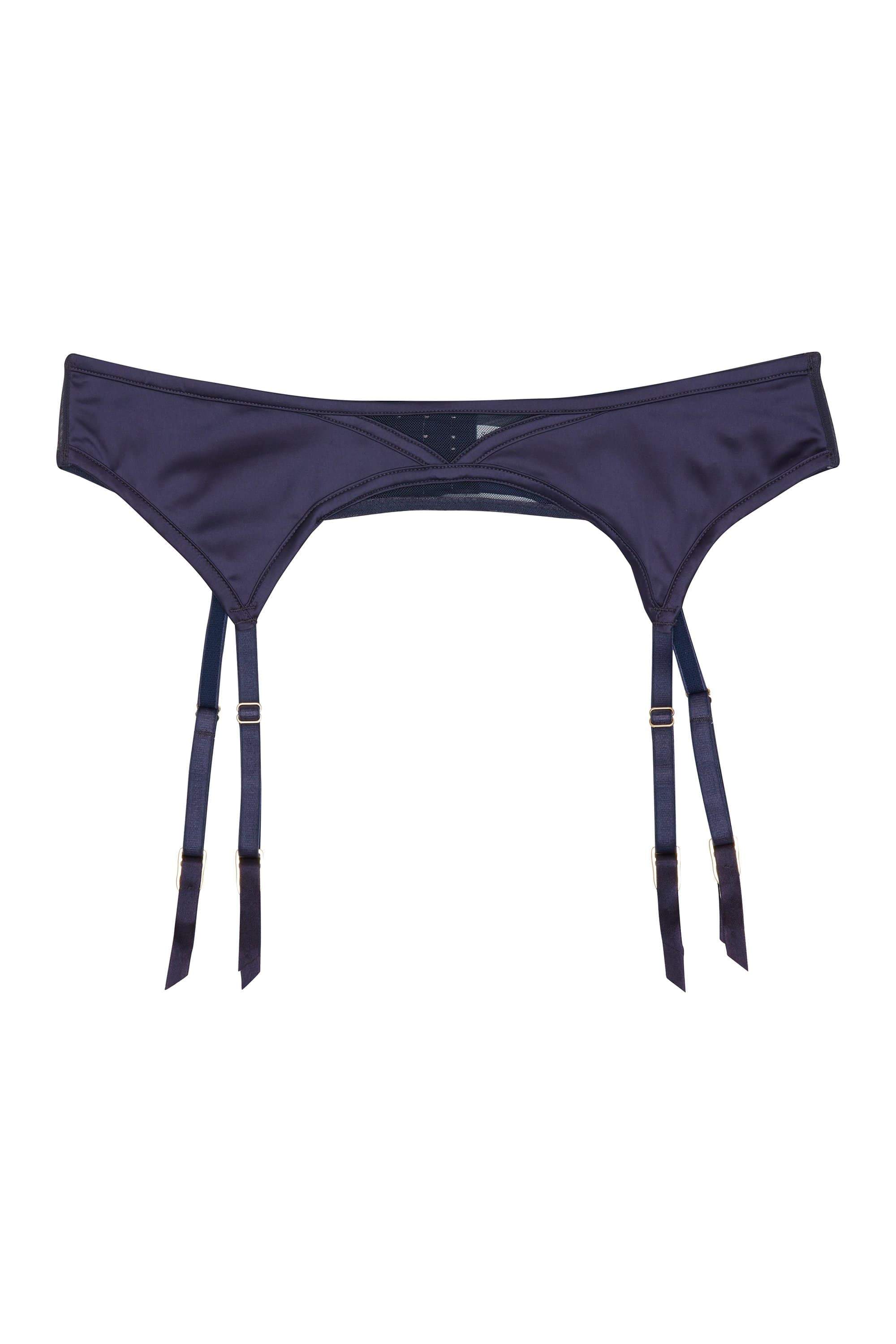 Playful Promises Philly Tulip Satin Suspender Belt - Image 10