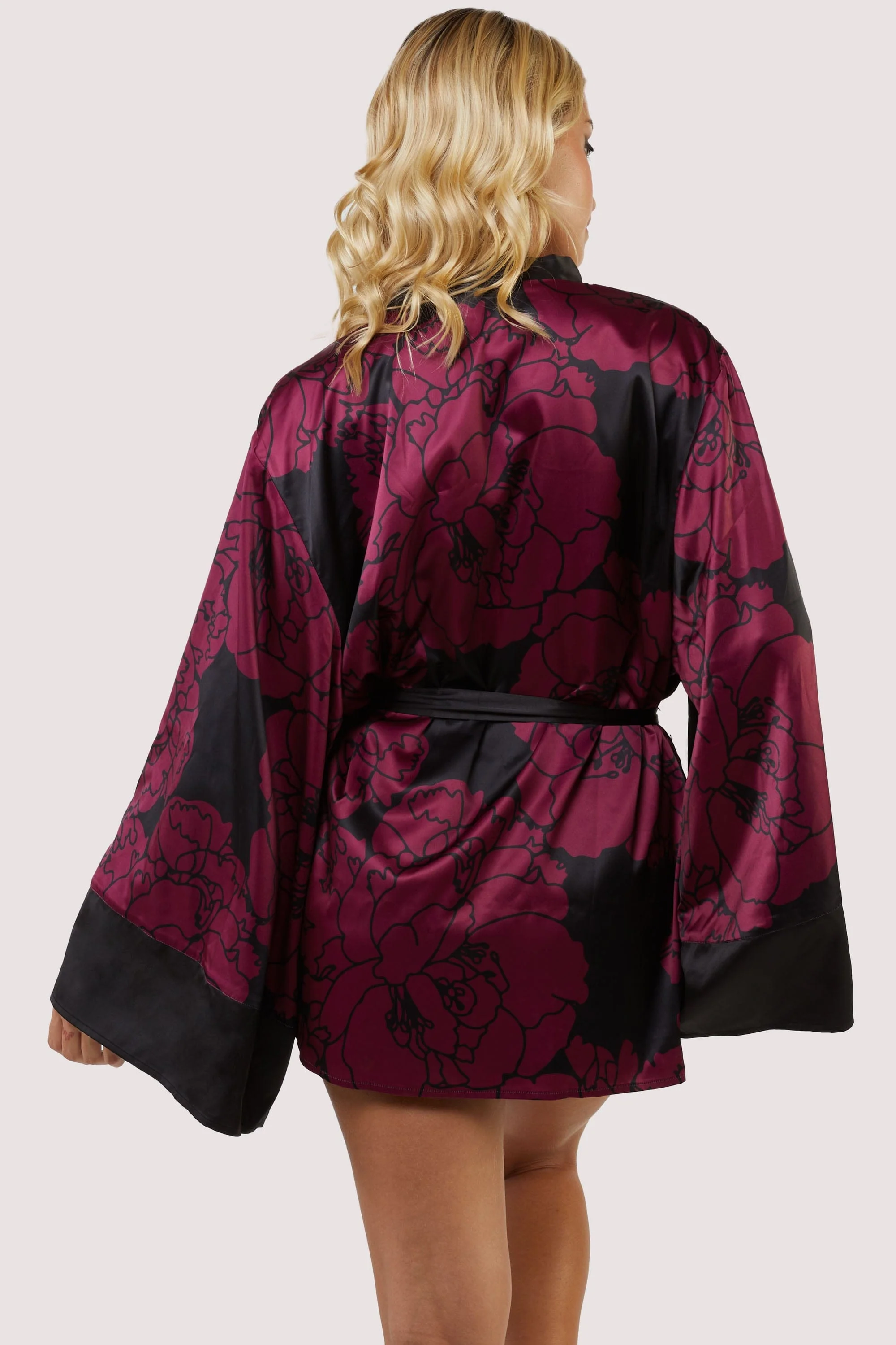 Florence Oversized Floral Print Kimono - Image 3