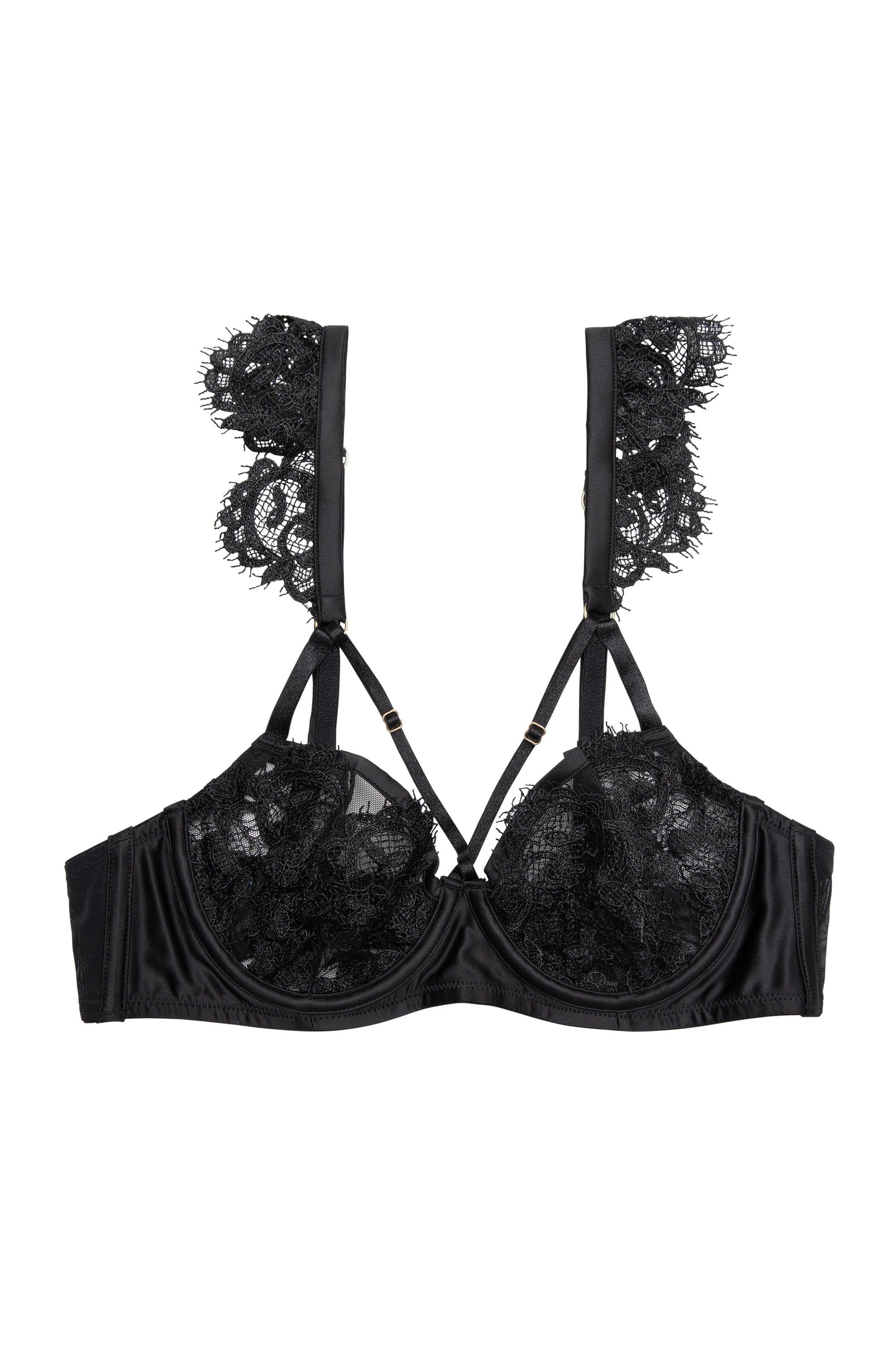 Anneliese Black Lace Bra - Image 13