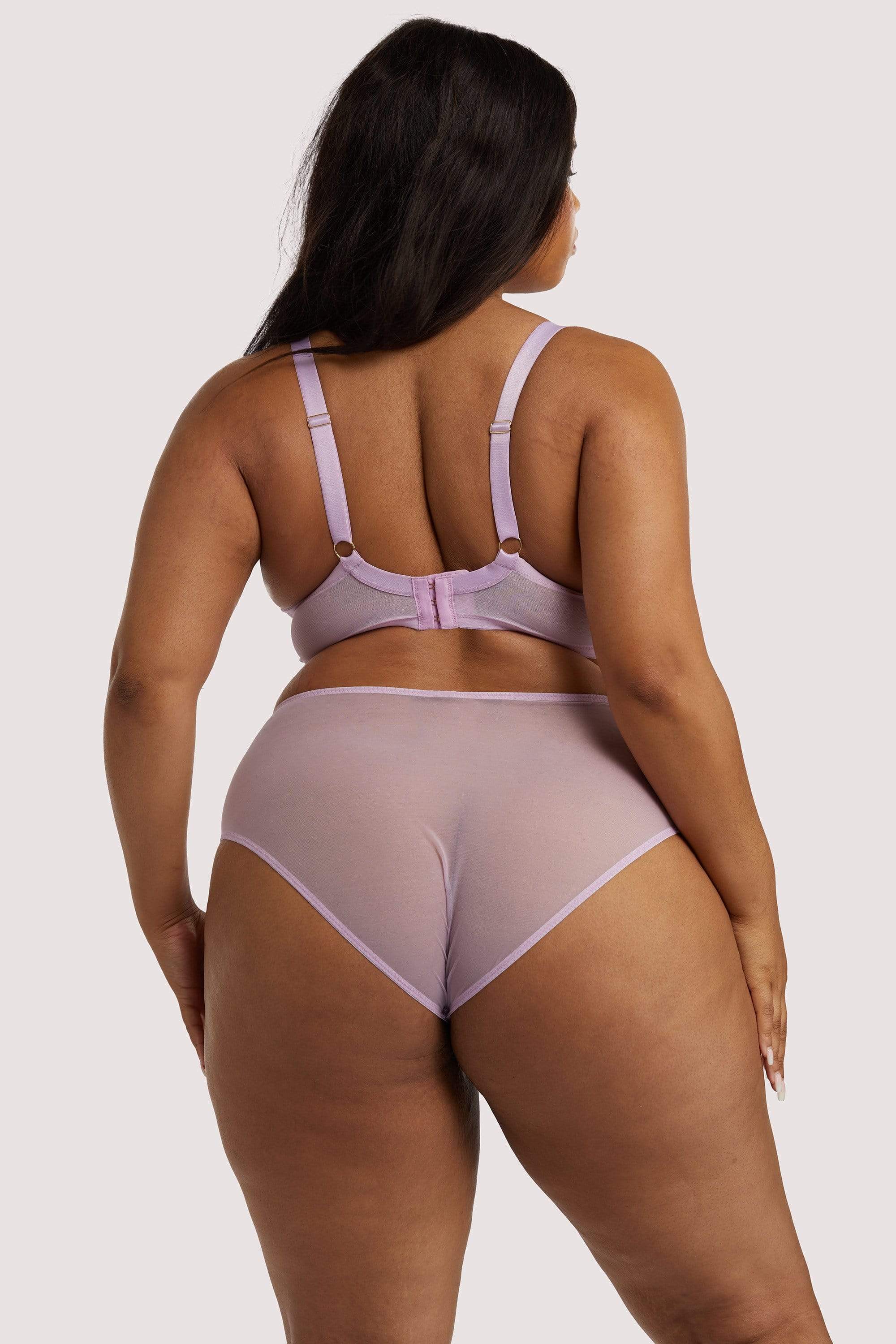 Lila Lilac Quarter Cup Bra - Image 10