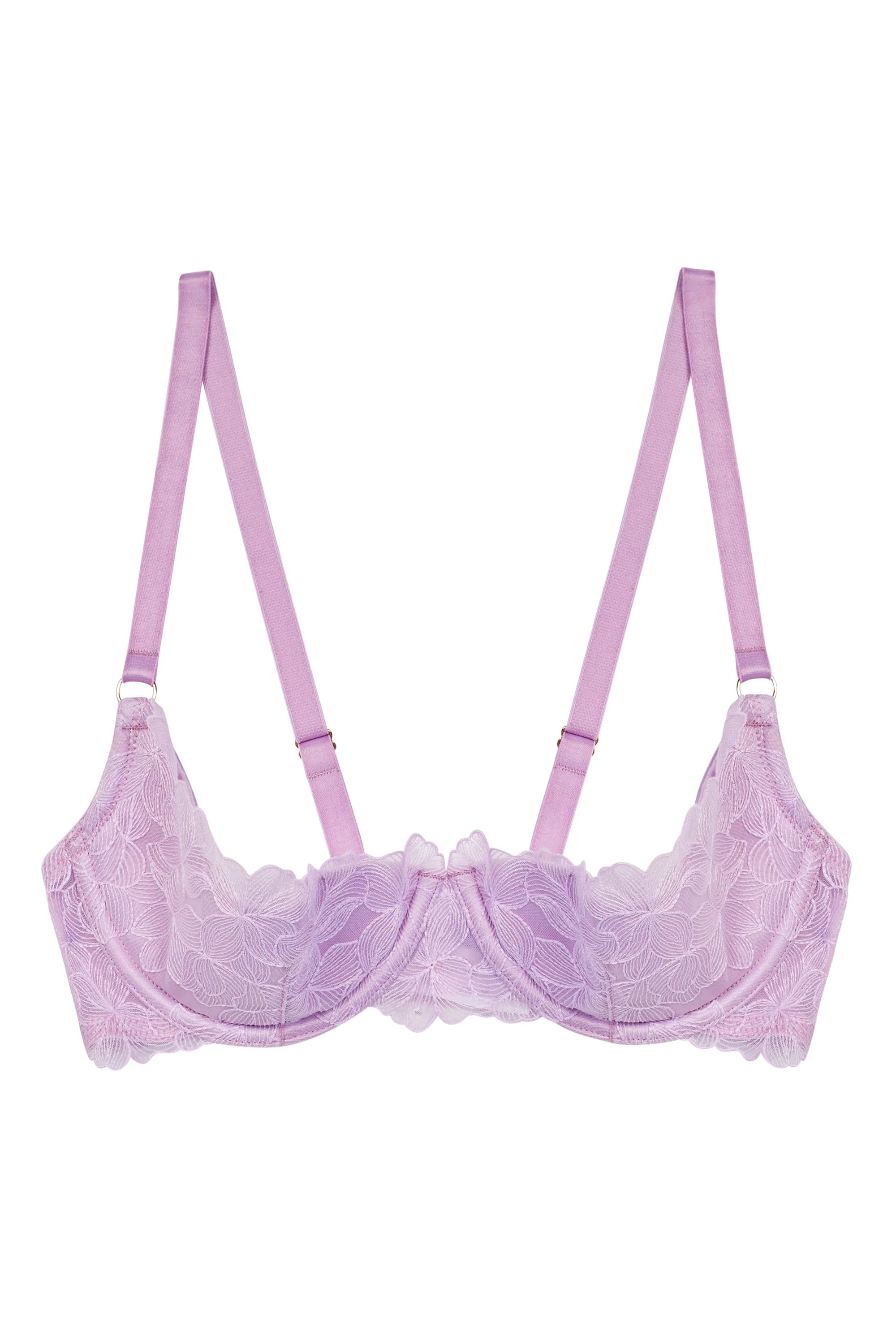 Lila Lilac Quarter Cup Bra - Image 12