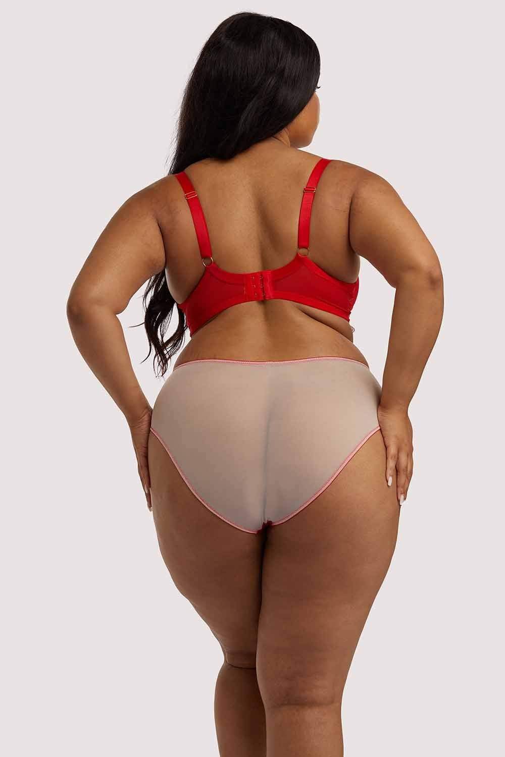 Anaise Red Quarter Cup Bra - Image 9