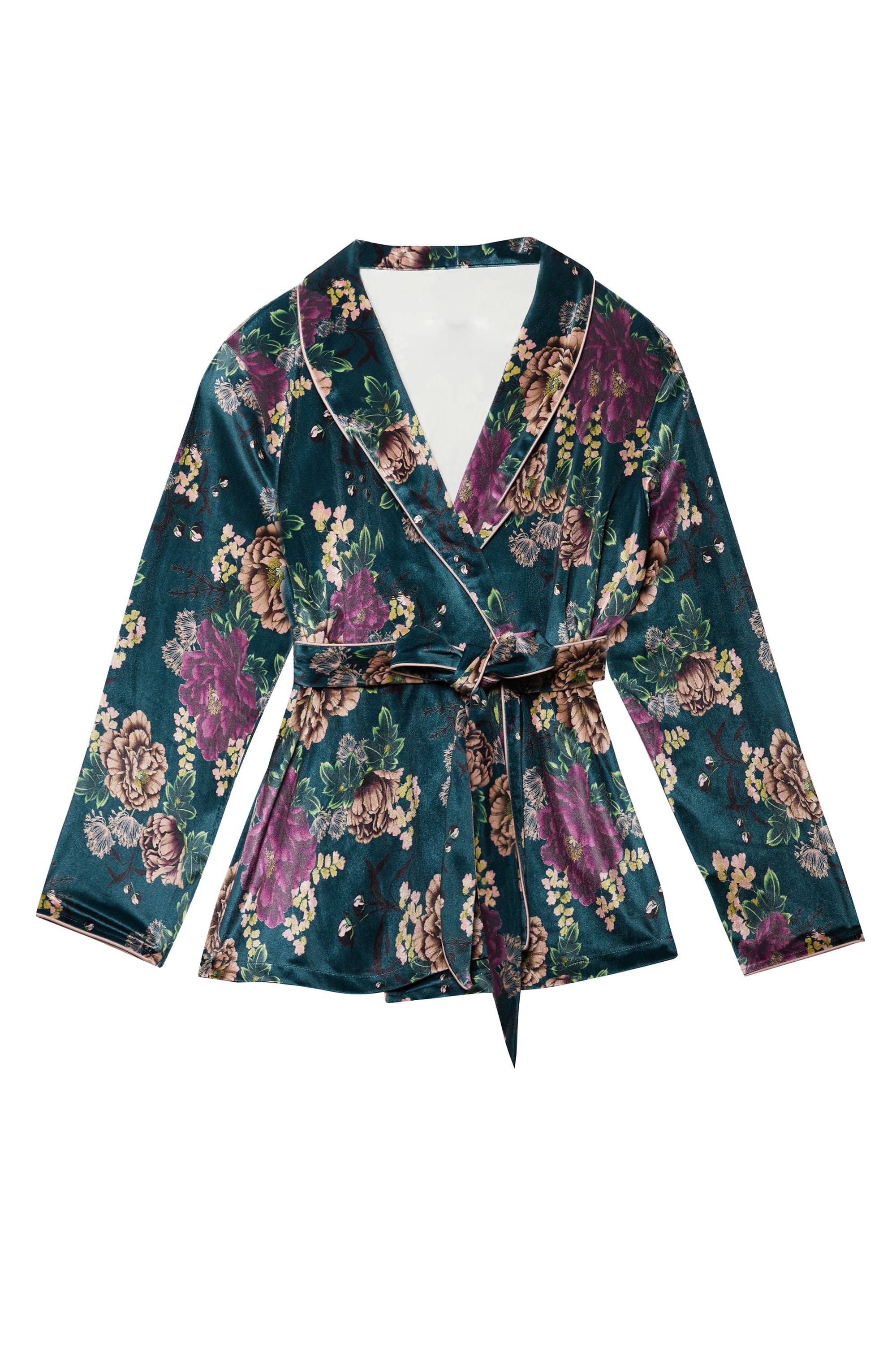 Printed velvet PJ set - Image 5