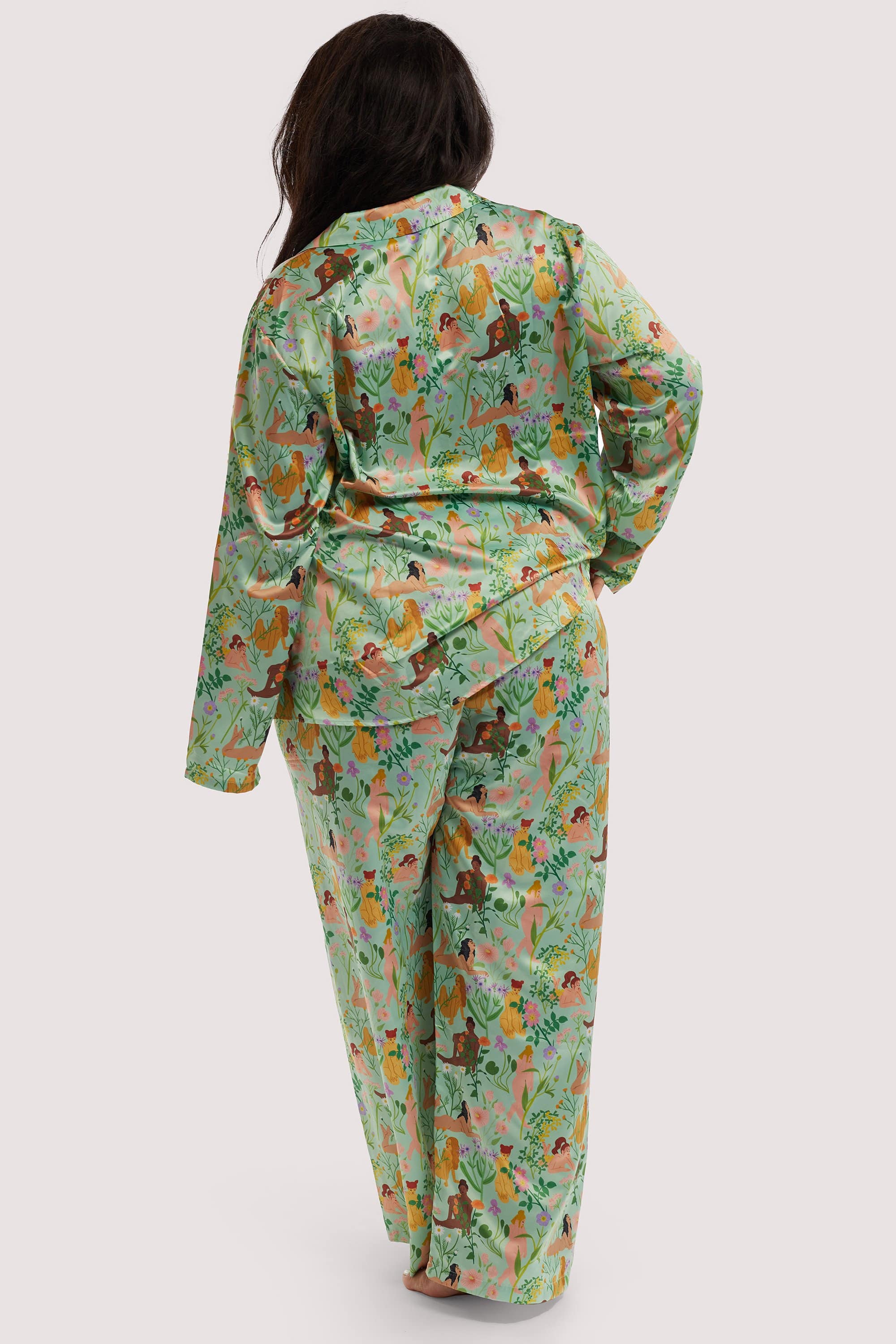 Bodil Jane Recycled Nudes & Flowers Shirt - Image 7