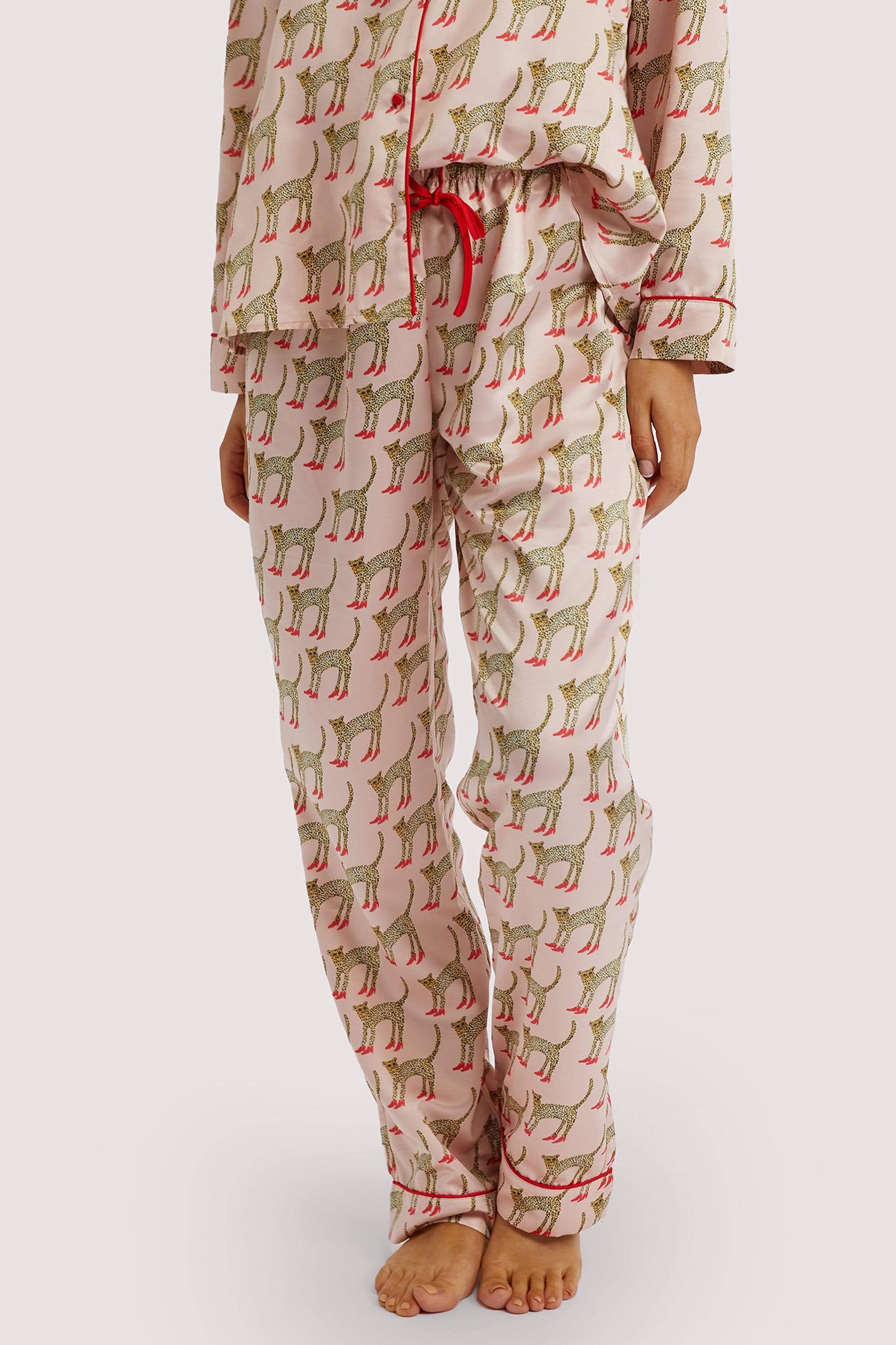Bouffants Recycled Cheeta Satin Trousers - Image 4