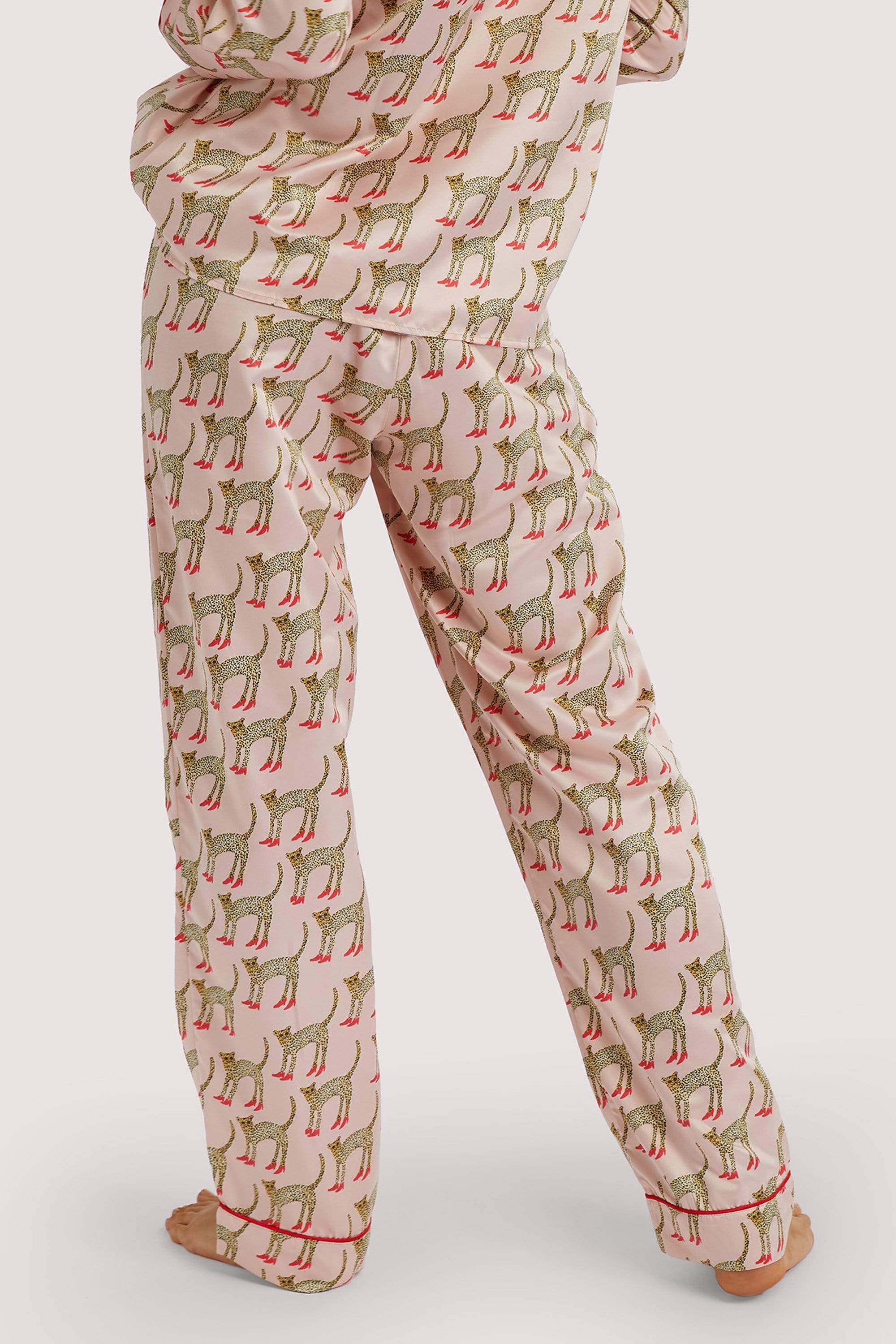 Bouffants Recycled Cheeta Satin Trousers - Image 5