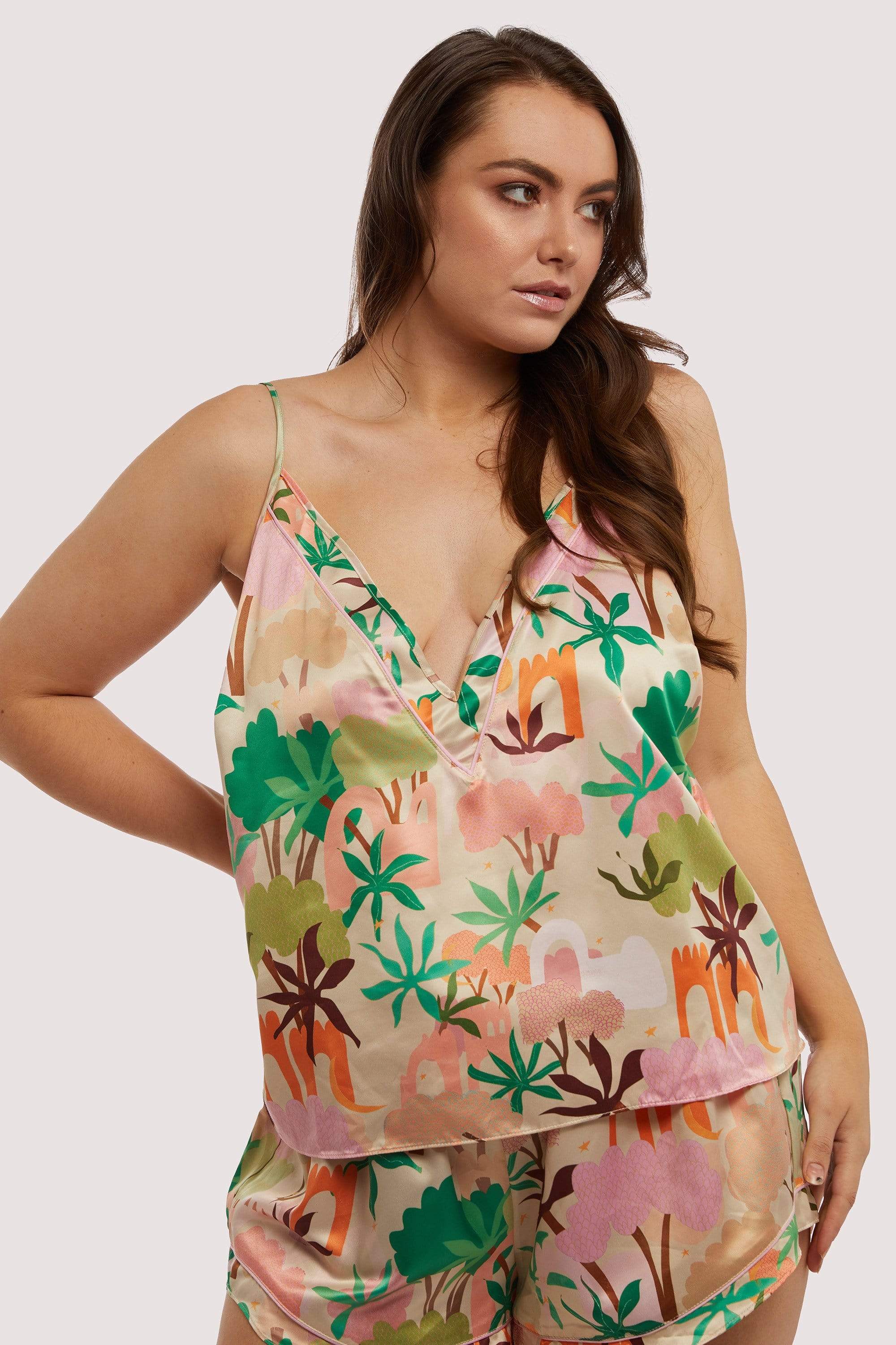 Alja Horvat Recycled Abstract Print Cami Top - Image 2
