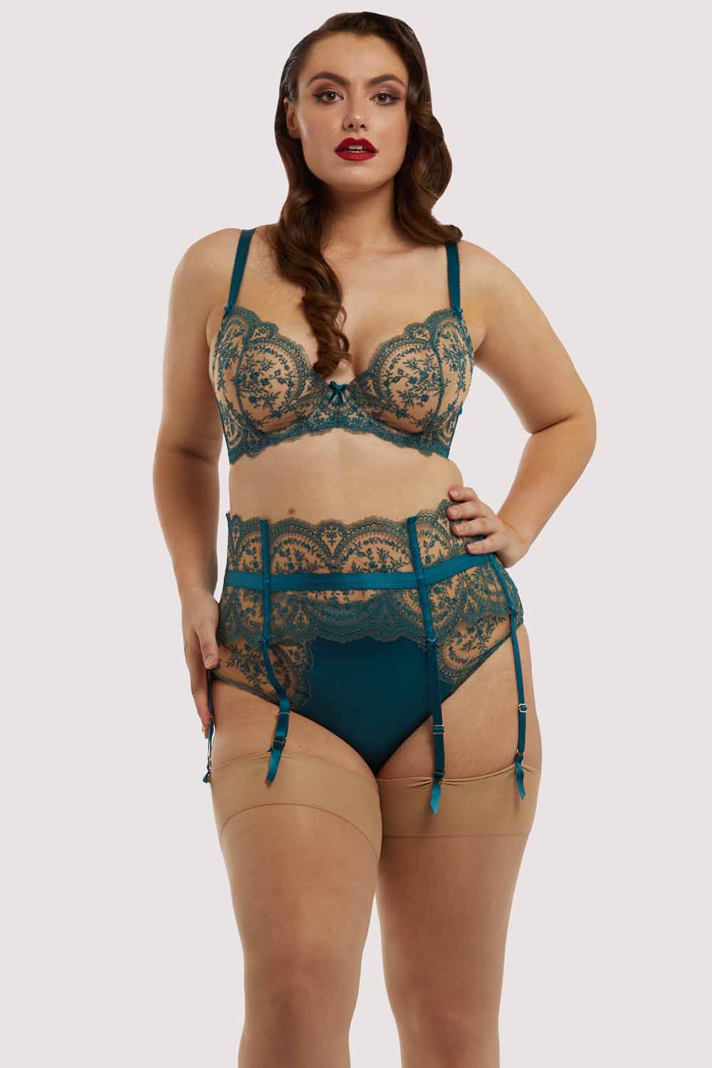 Severine Shady Spruce Curve Suspender - Image 3