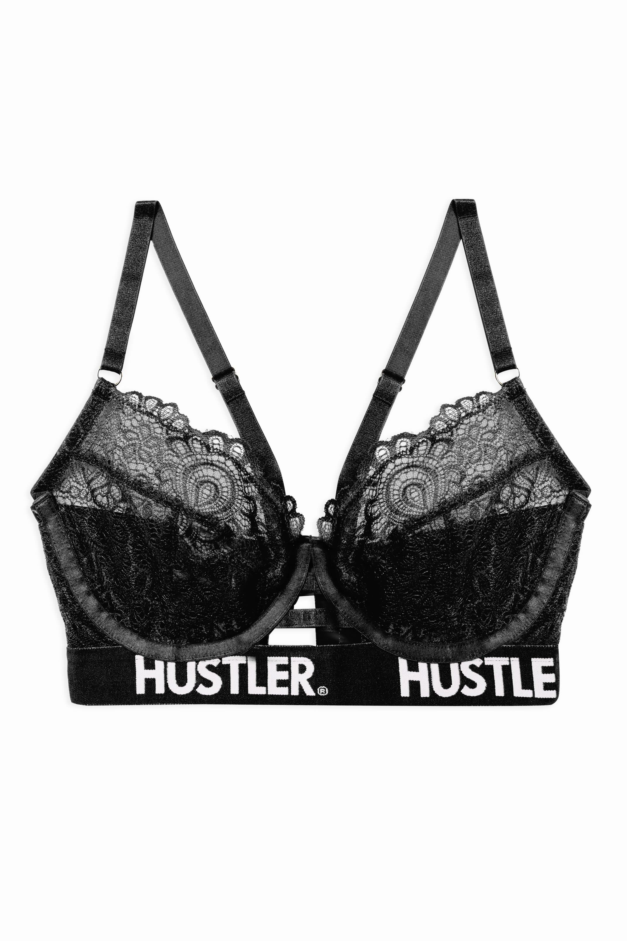 Branded Black Lace Bra - Image 5