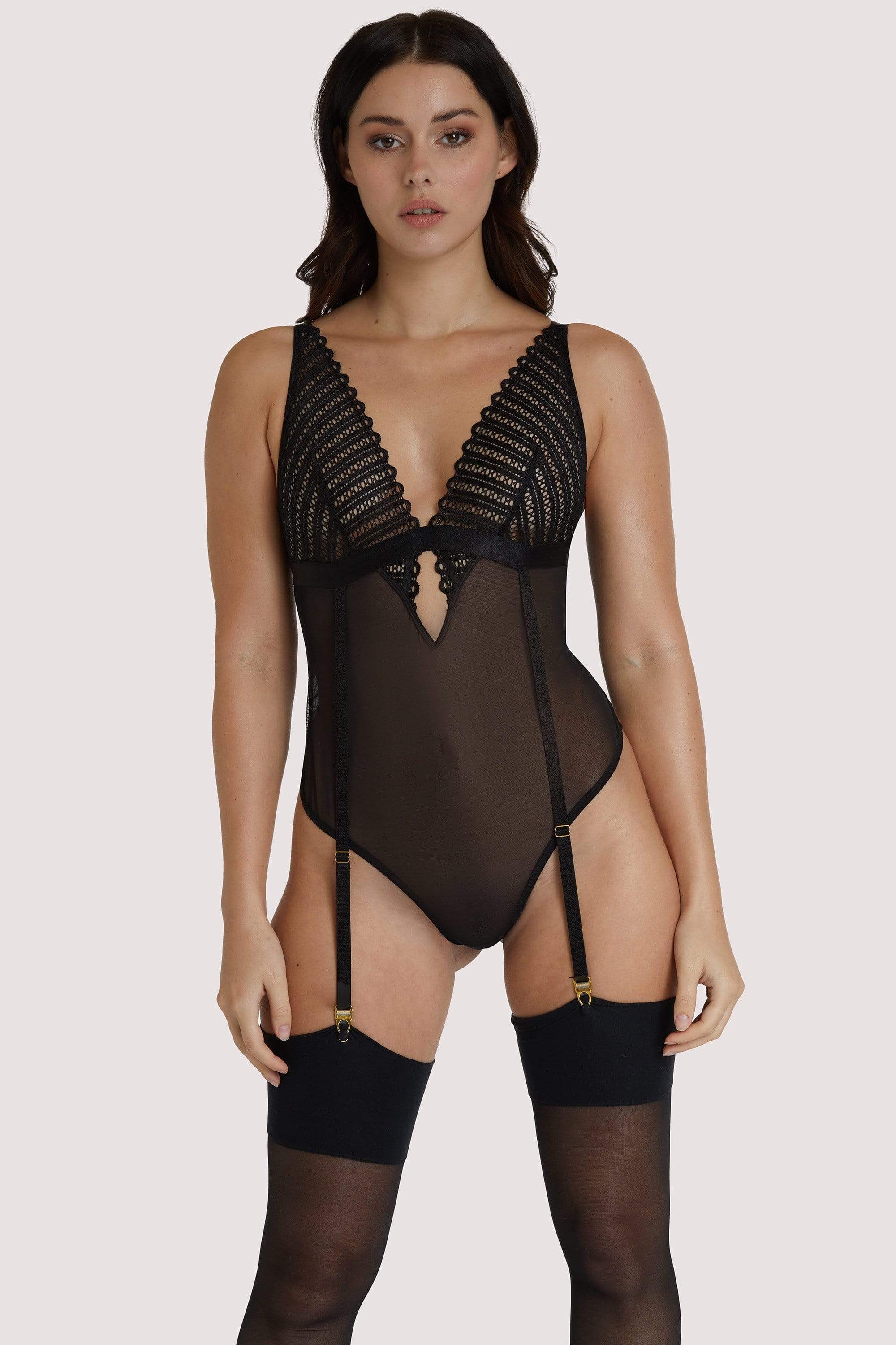 Lacie Black Suspender Body - Image 5