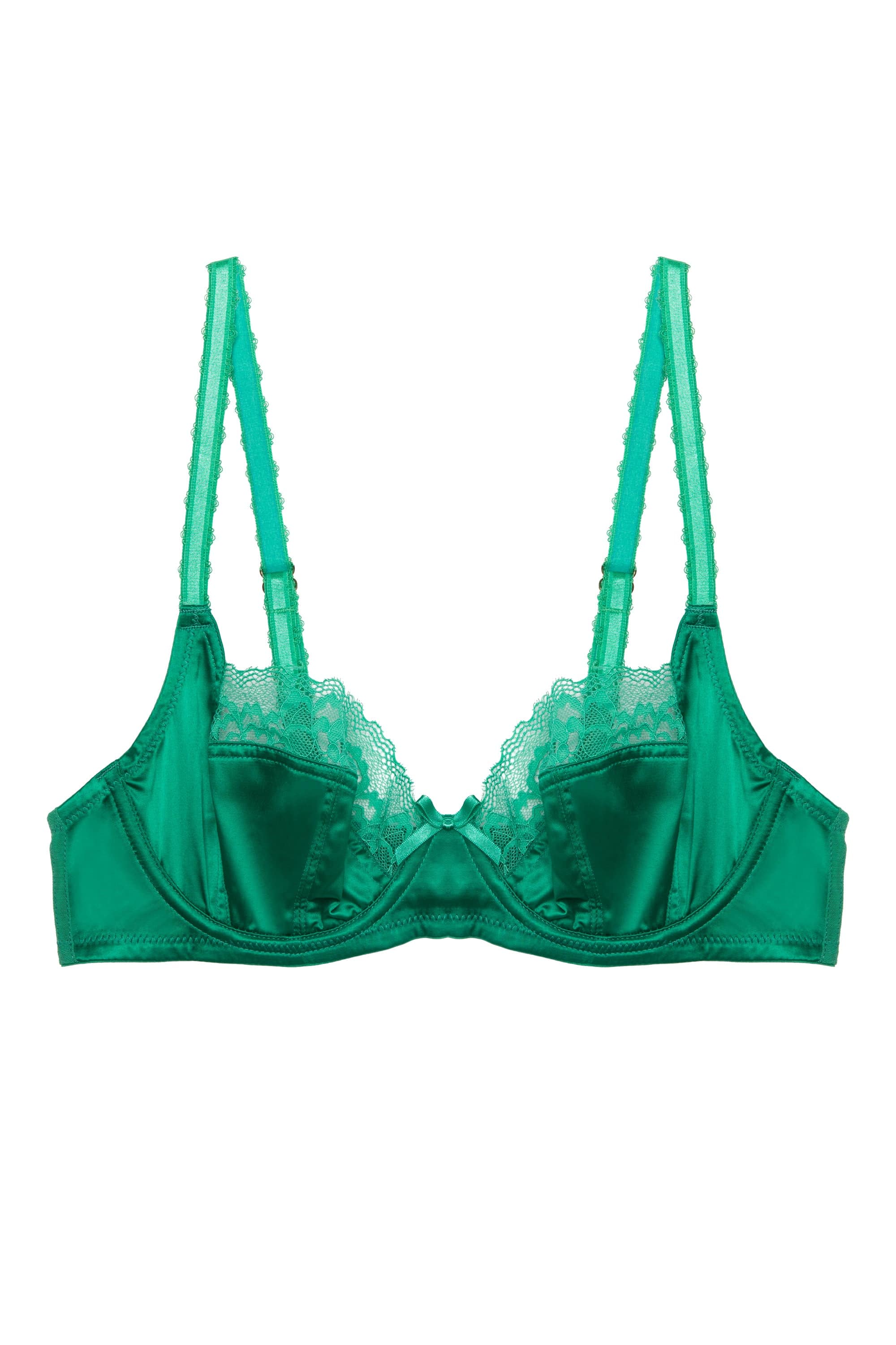 Rosalyn Green Lace Balconette Bra Fuller Bust Exclusive - Image 4