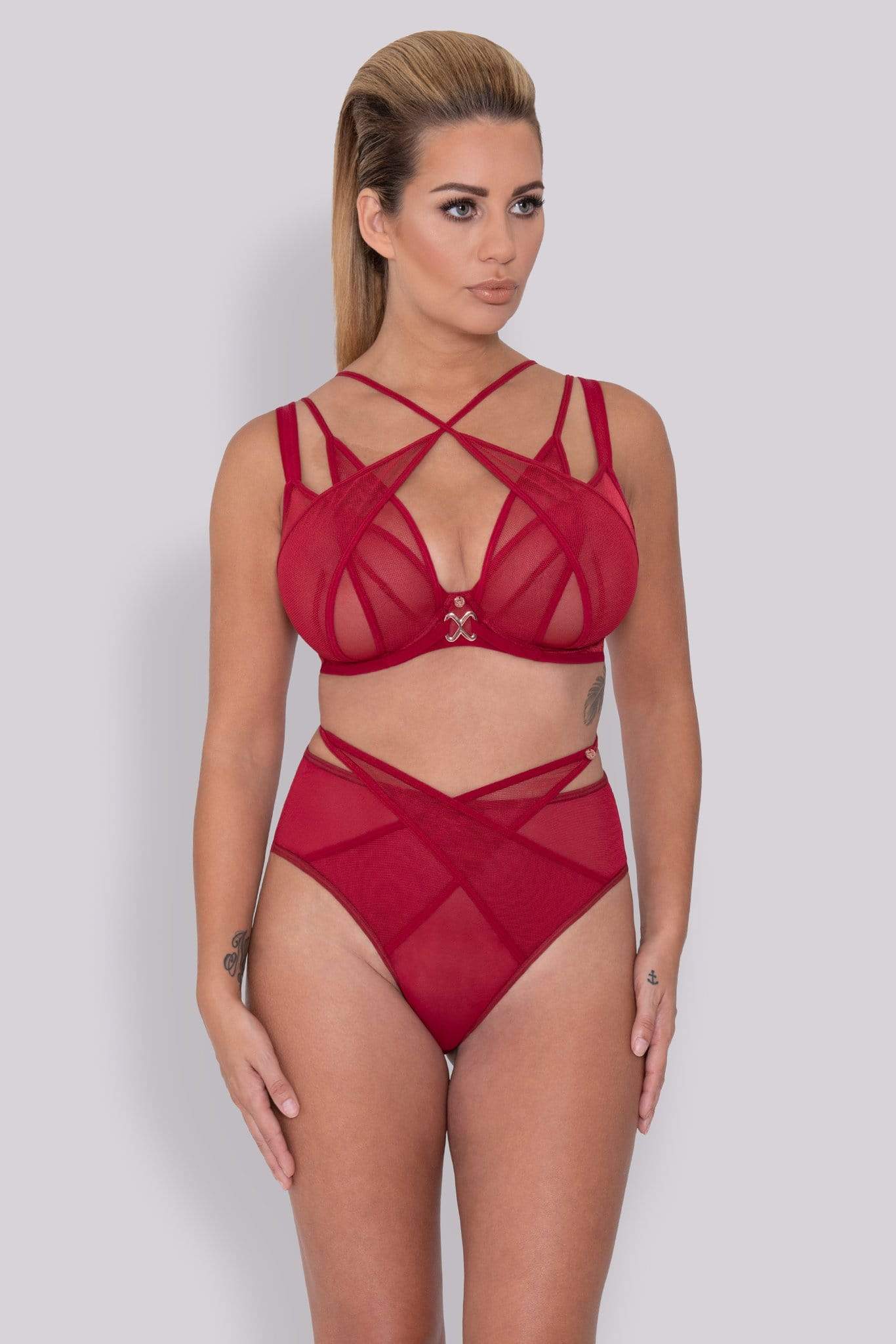 Scantilly Black Magic Plunge Red Bra - Image 2