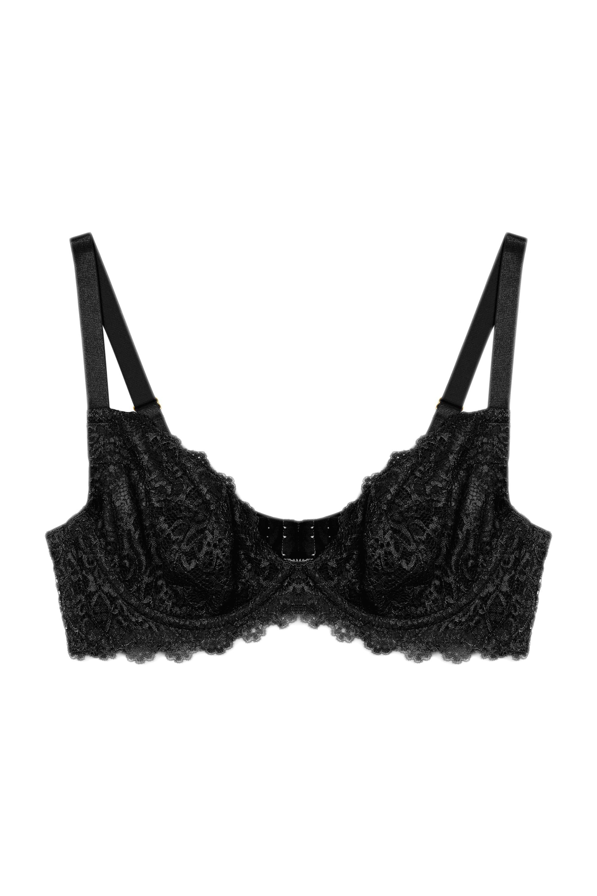 Ariana Black Lace Bra - Image 8