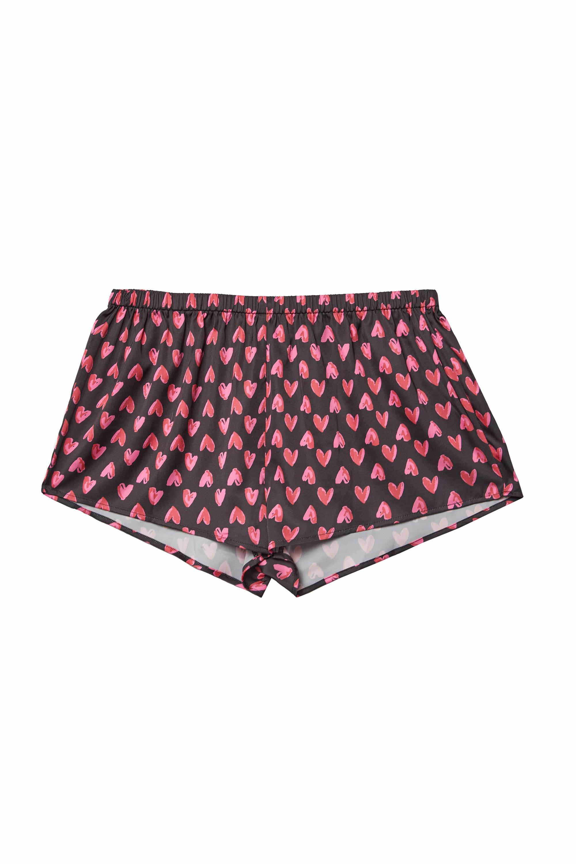 Heart Print Satin Pyjama Set - Image 5