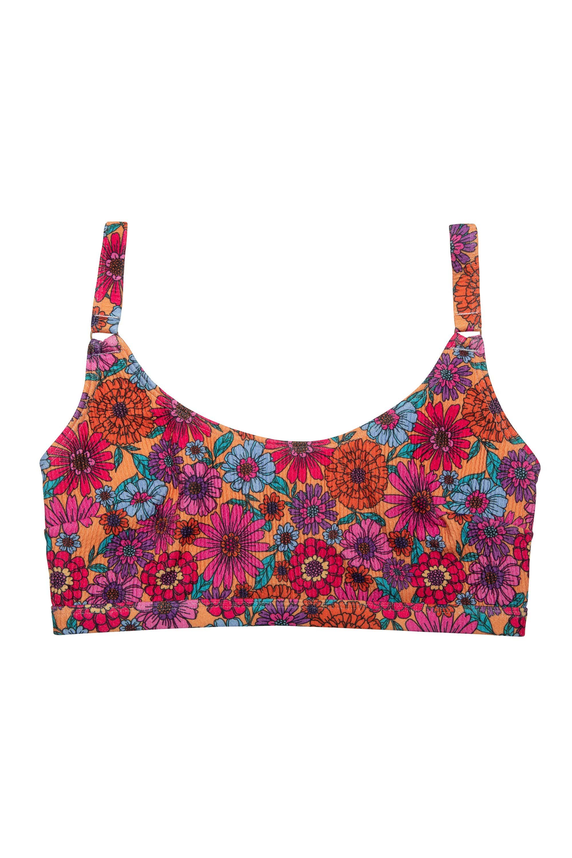 Scarlett Floral Fuller Bust Crop Bikini Top - Image 6